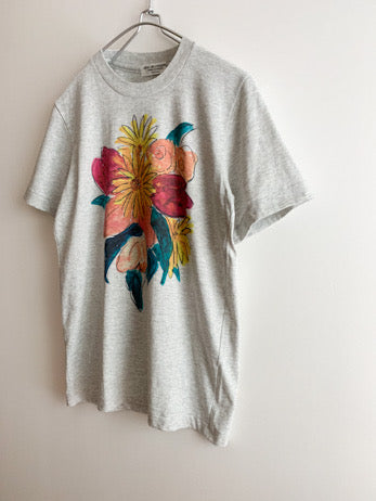 【 90s robe de chambre Comme des Garçons 】 flower Print T-shirts