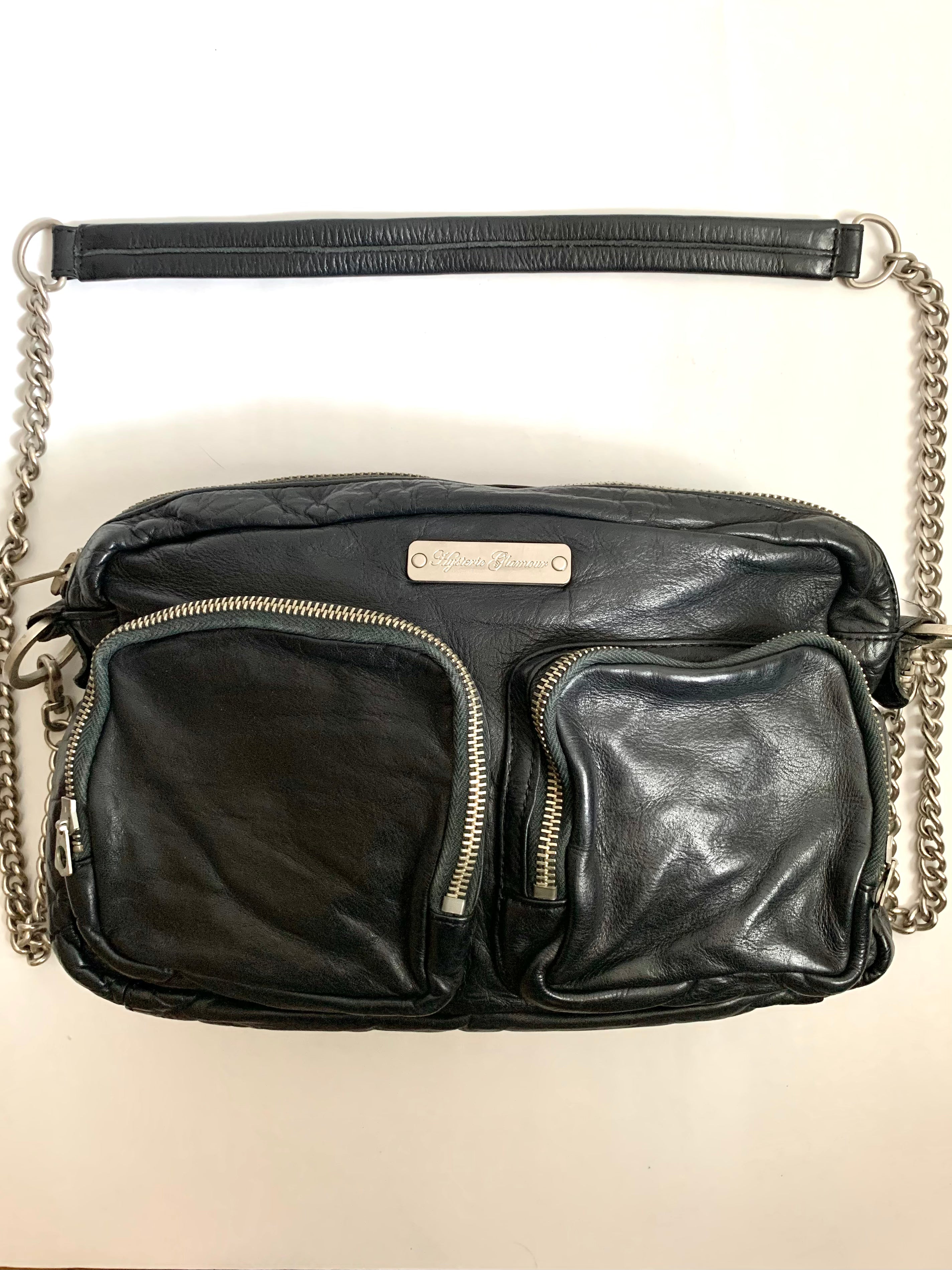 【 HYSTERIC GLAMOUR 】Chain Leather shoulder Bag