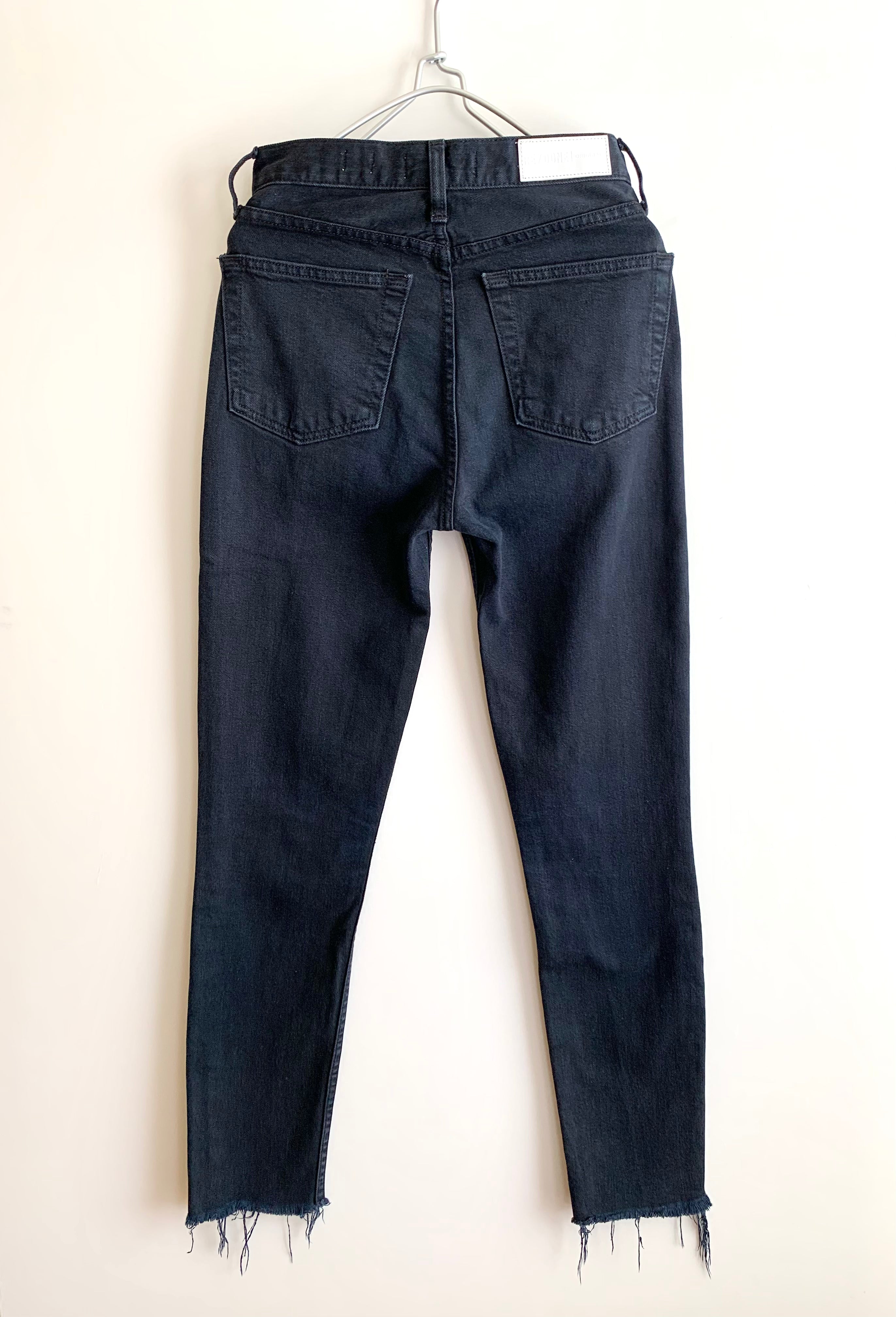 【 Re/done 】 Black Denim Pants