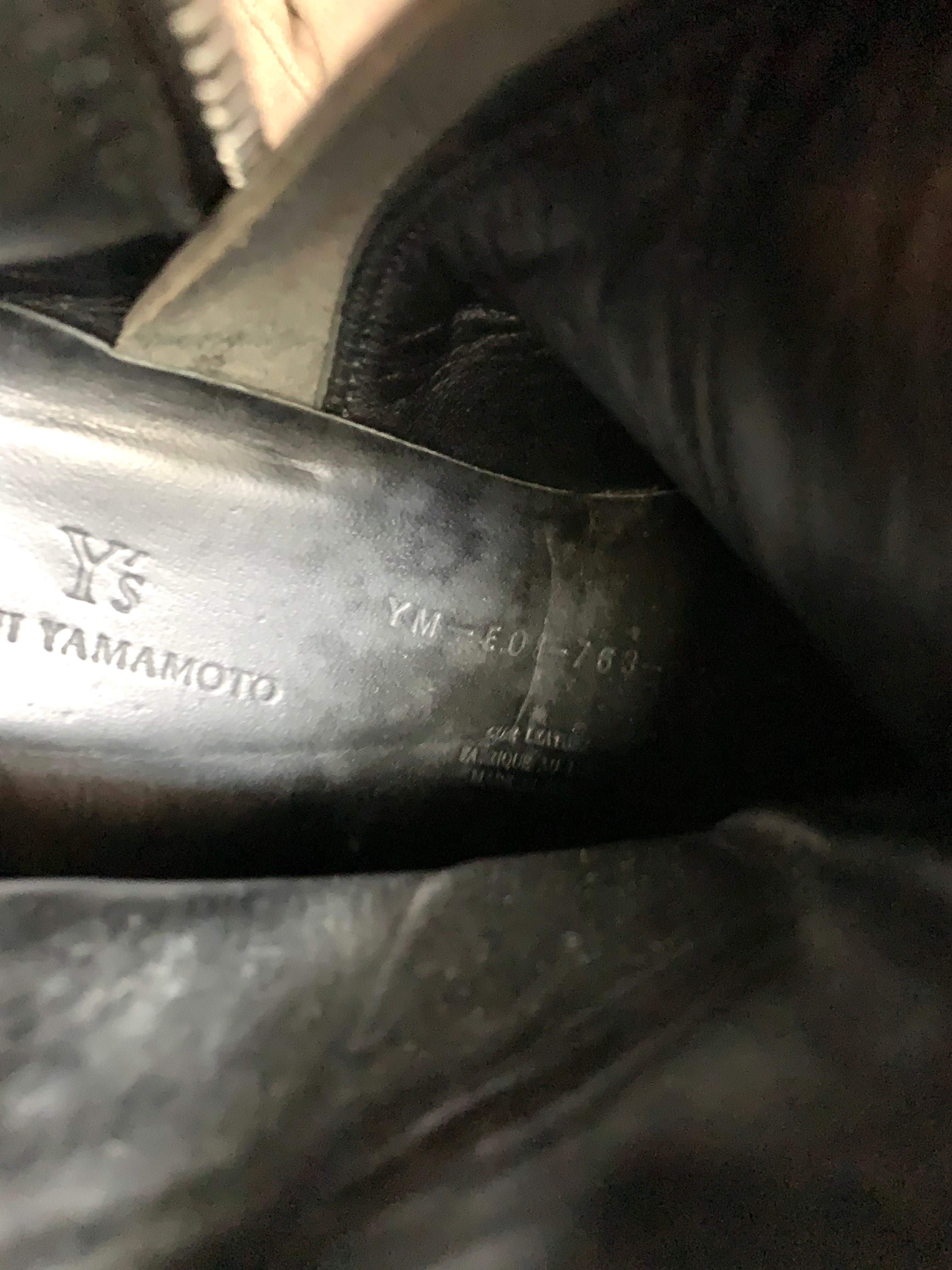 【 Y's yohji  yamamoto 】Side zip Long Boots