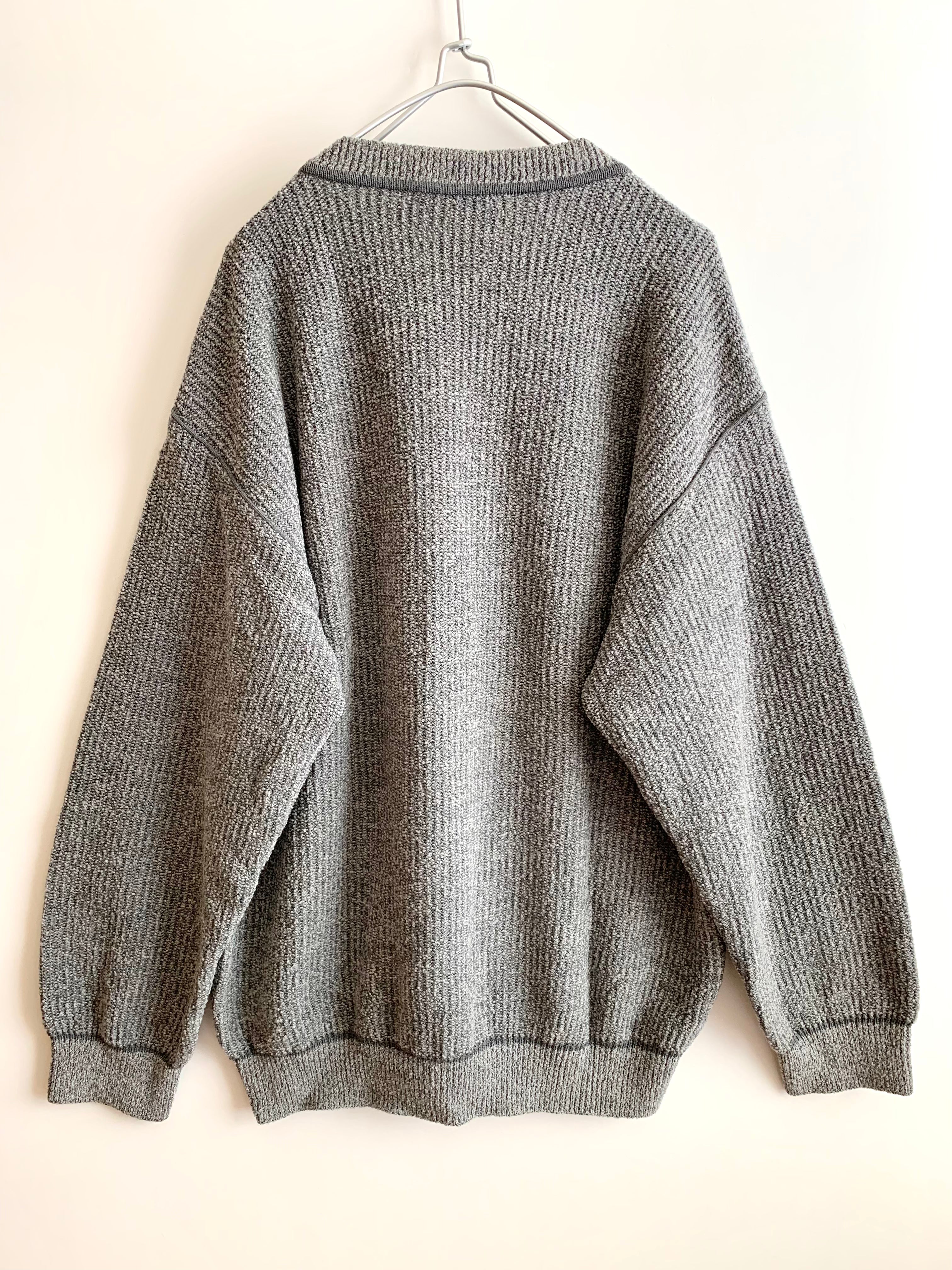 【 90s Salvatore Ferragamo 】Over Size Knit