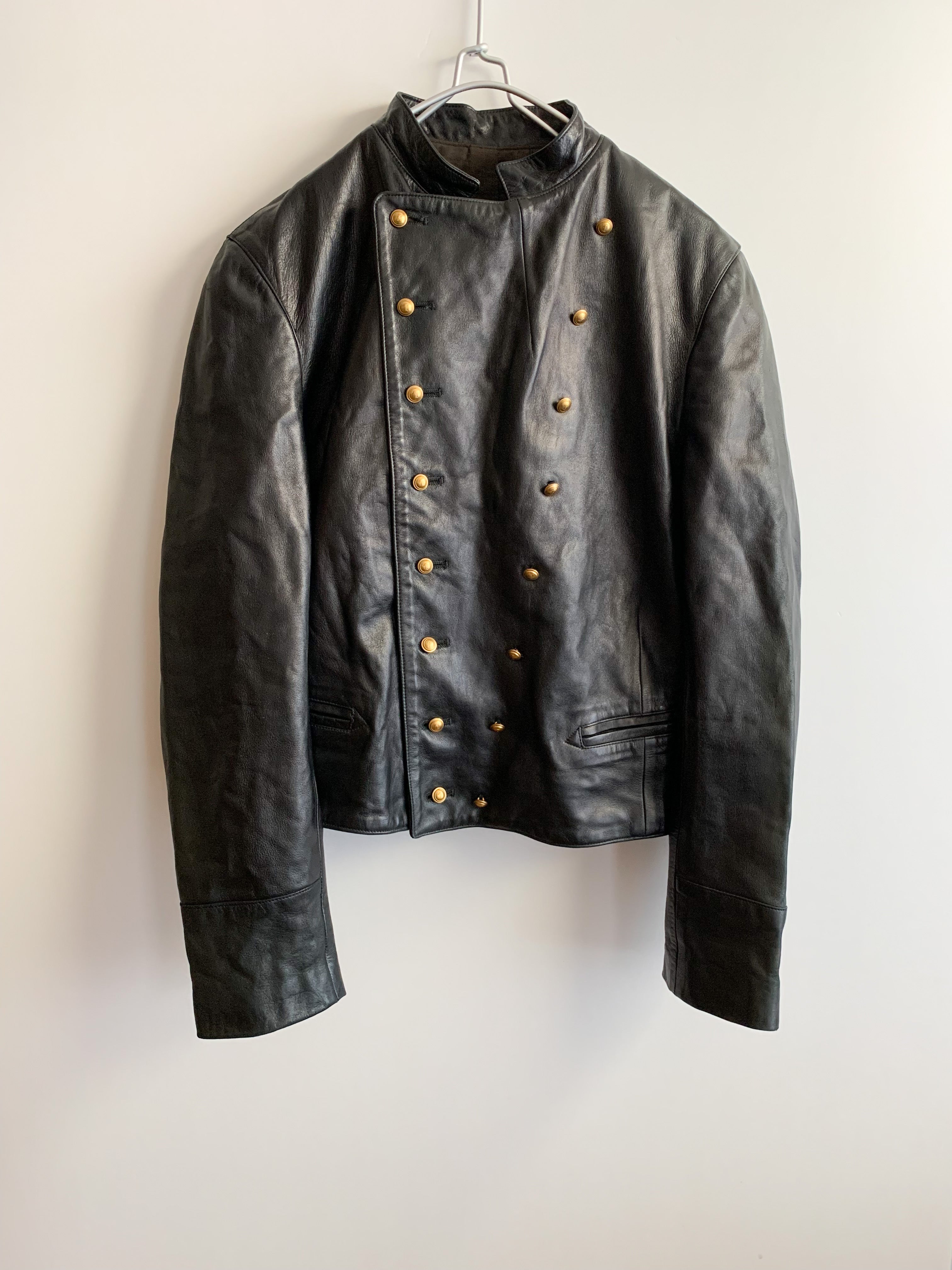 【 agnes b. SPECIAL 】 Napoleon Style Leather Jacket