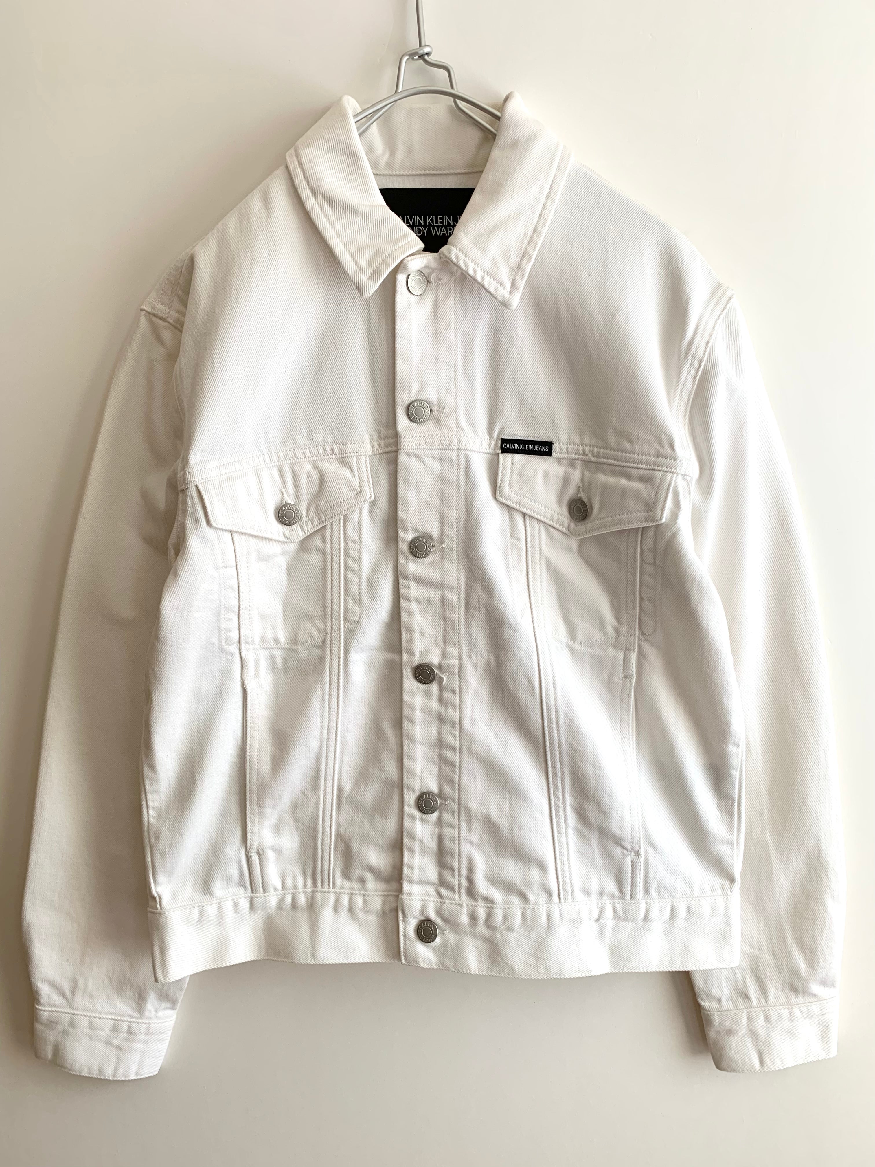 【 CALVIN KLEIN × ANDY WARHOL 】Print Whit Denim Jacket