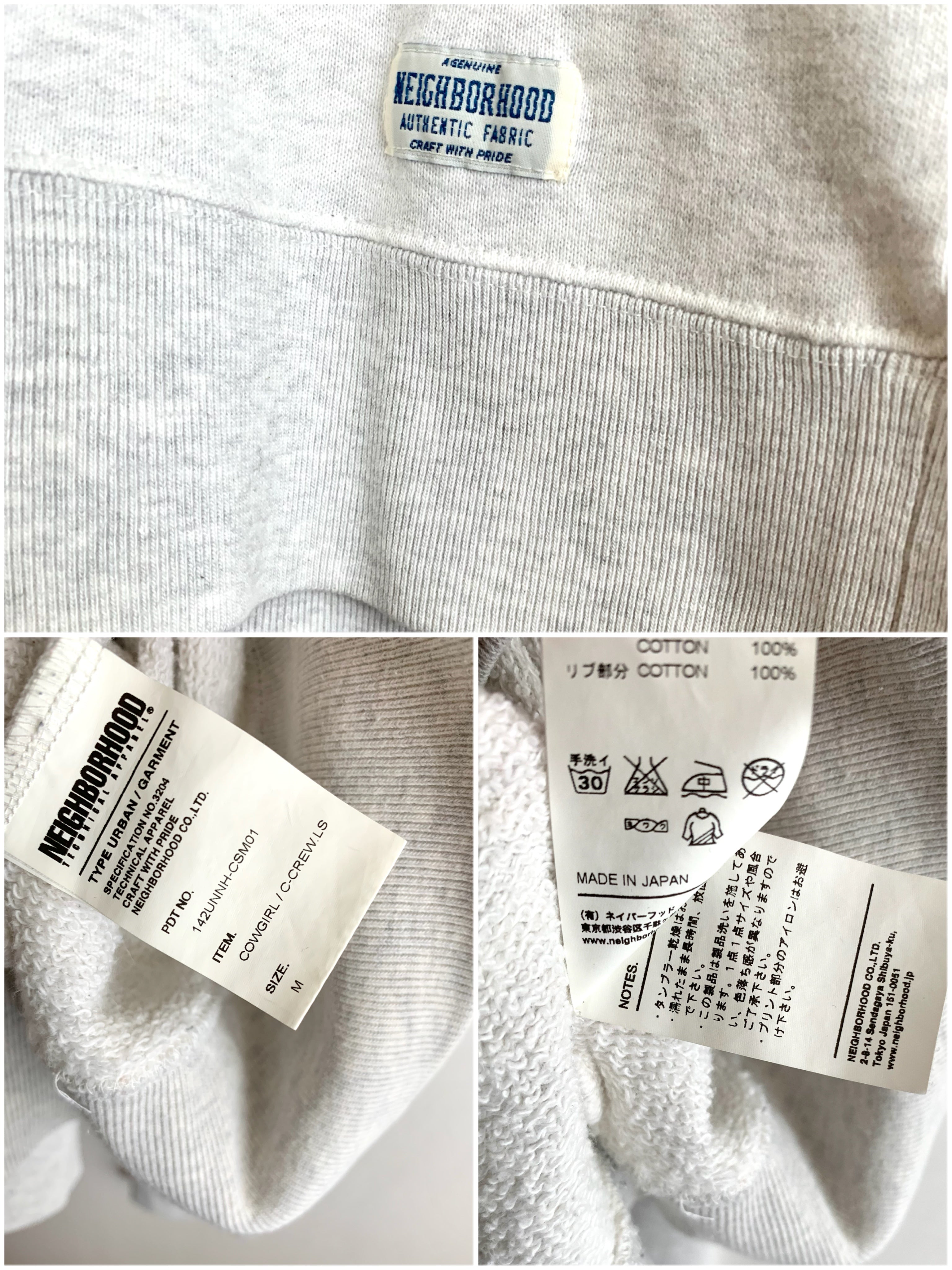 【 NEIGHBORHOOD 】Cowgirl Sweat