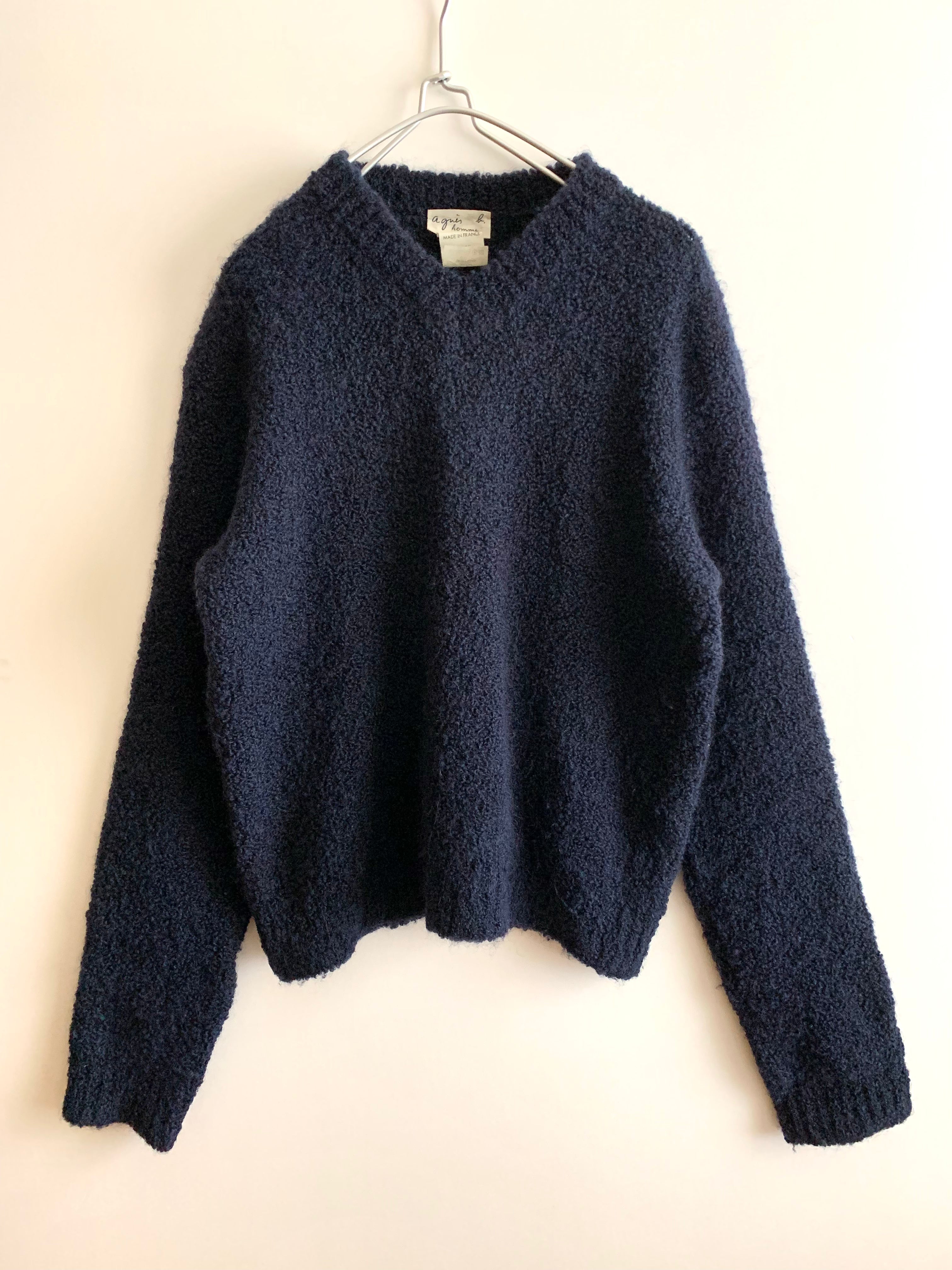 【 90s agnès b. HOMME 】 Pull over knit