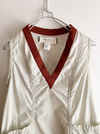 【 2011ss MARNI × Comme des Garçons 】V neck one pieces