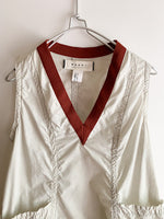 画像をギャラリービューアに読み込む, 【 2011ss MARNI × Comme des Garçons 】V neck one pieces
