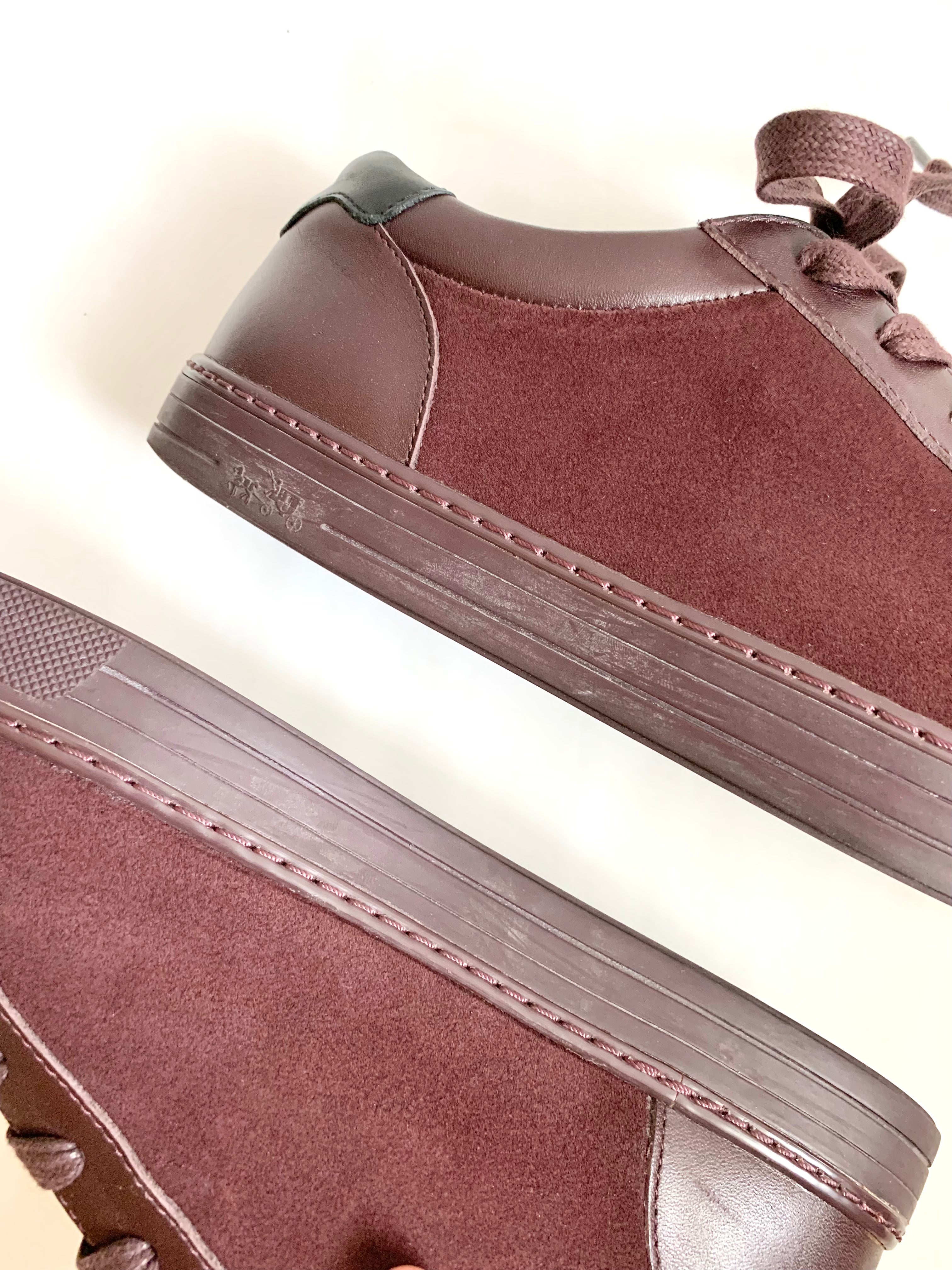 【 COACH 】Leather Sneaker