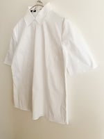 画像をギャラリービューアに読み込む, 【 JIL SANDER NAVY 】 PULL OVER Short Sleeve Shirts

