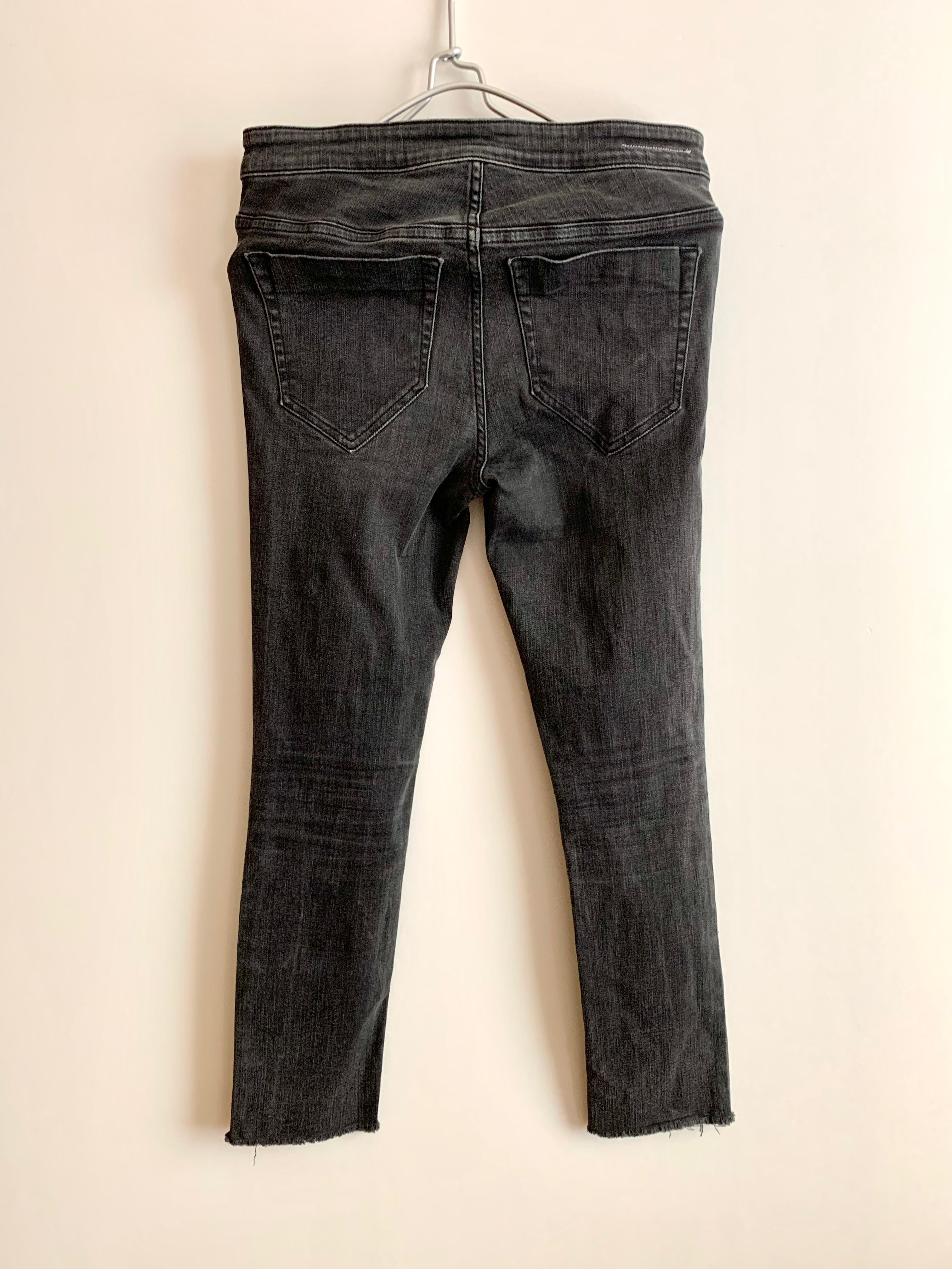 【 MM6 Maison Margiela 】Black skinny Denim Pants