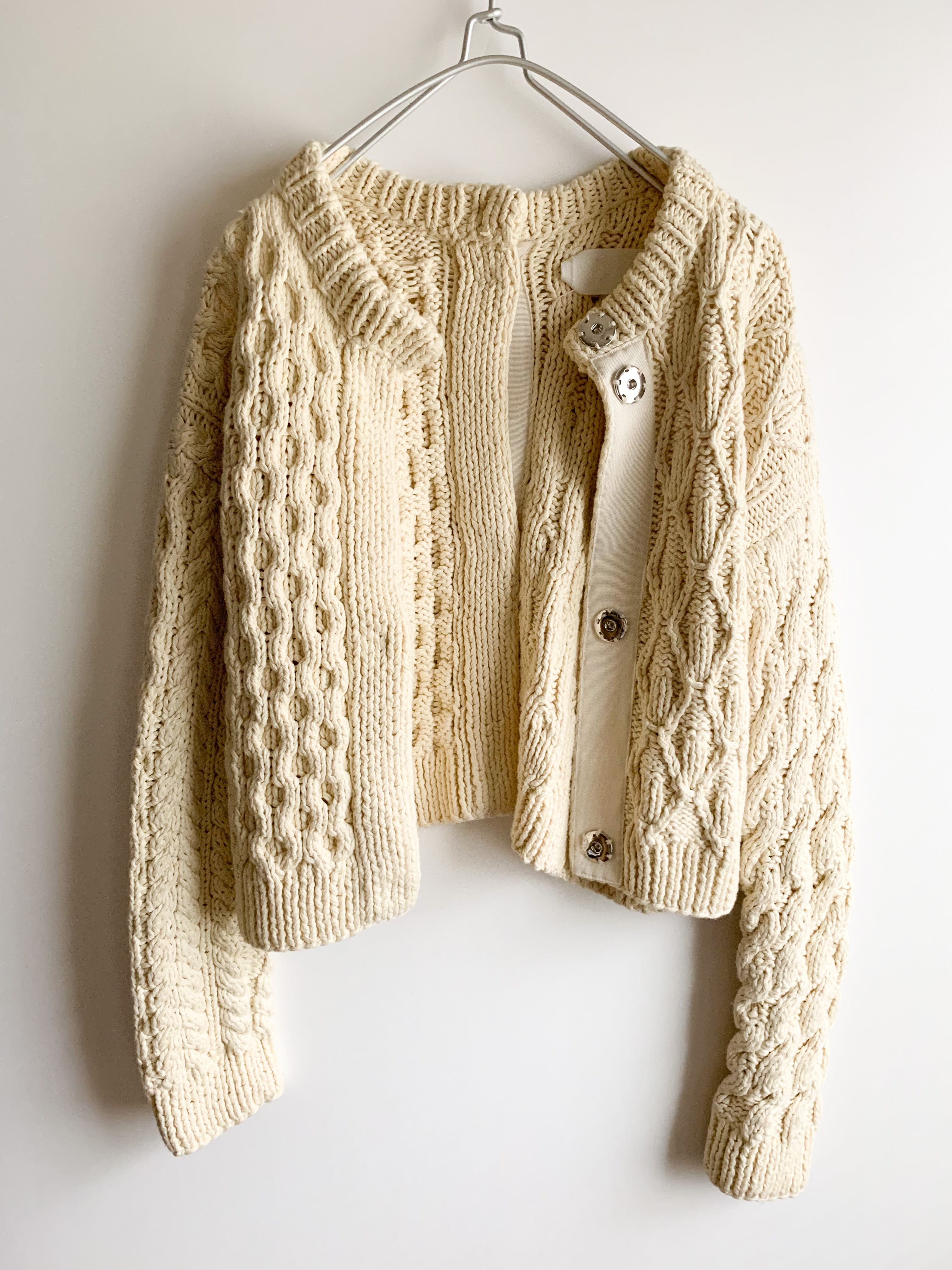 【 Maison Martin Margiela 】Cable knit cardigan