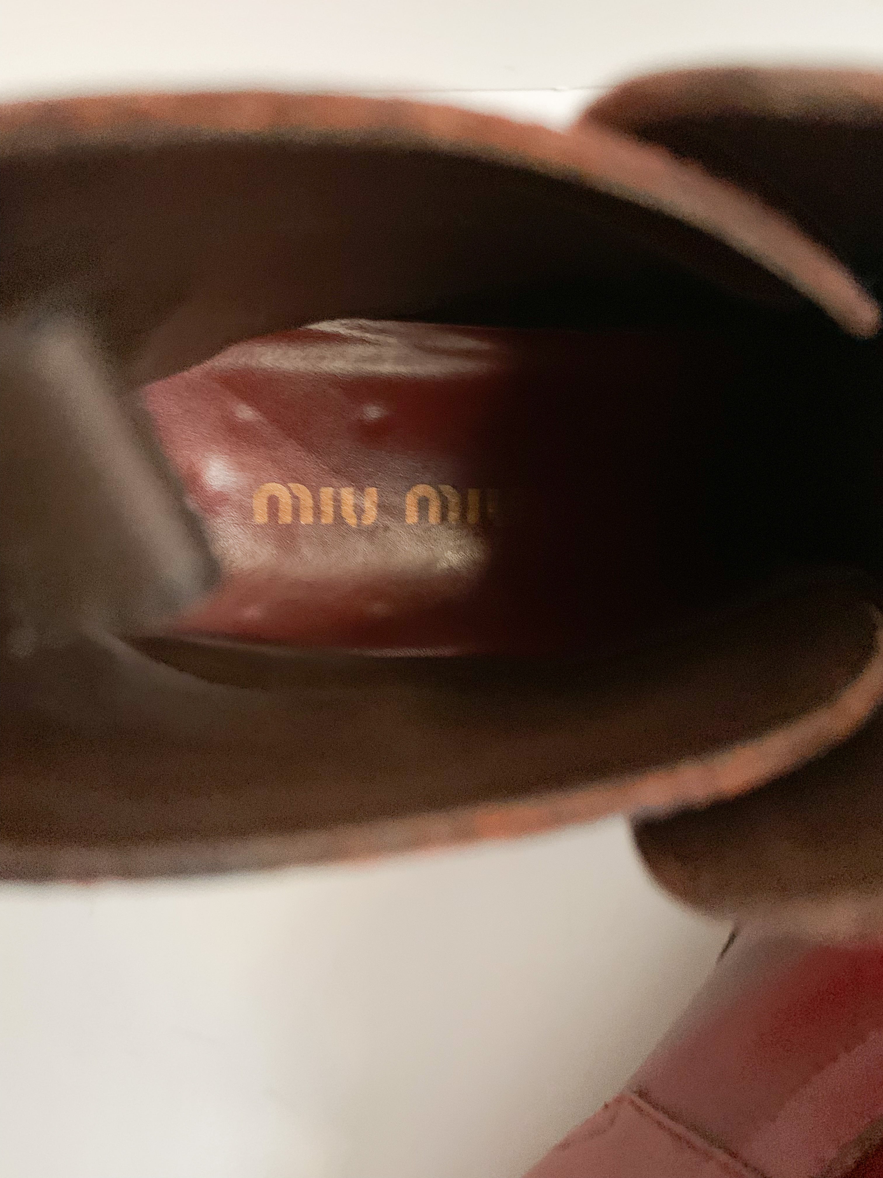 【 MIU MIU 】JODHPUR BOOTS