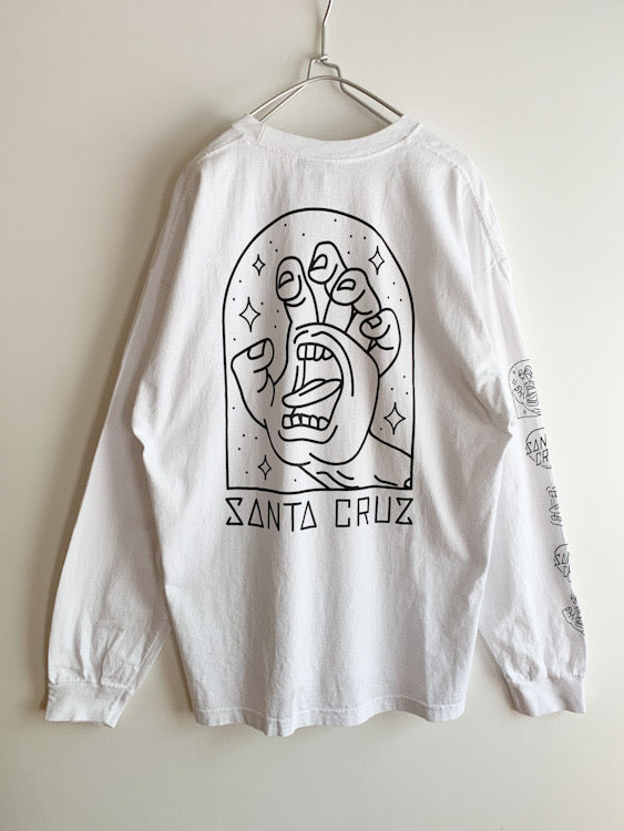 【 90s SANTA CRUZ 】 SCREMING HAND Long Sleeve T-Shirts