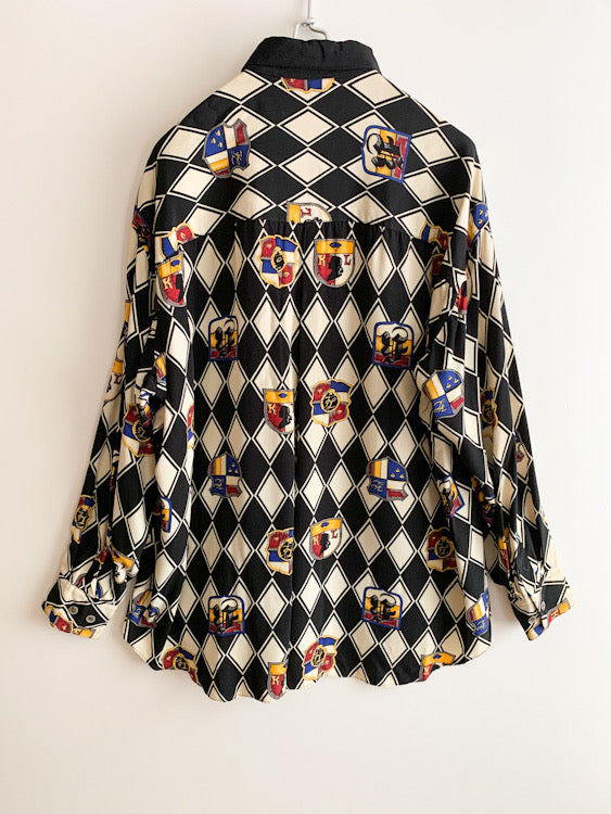 【 KARL LAGERFELD 】 Heraldic pattern Shirts