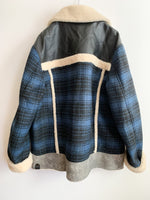 画像をギャラリービューアに読み込む, 【 COACH 】 leather×wool Lunch coat
