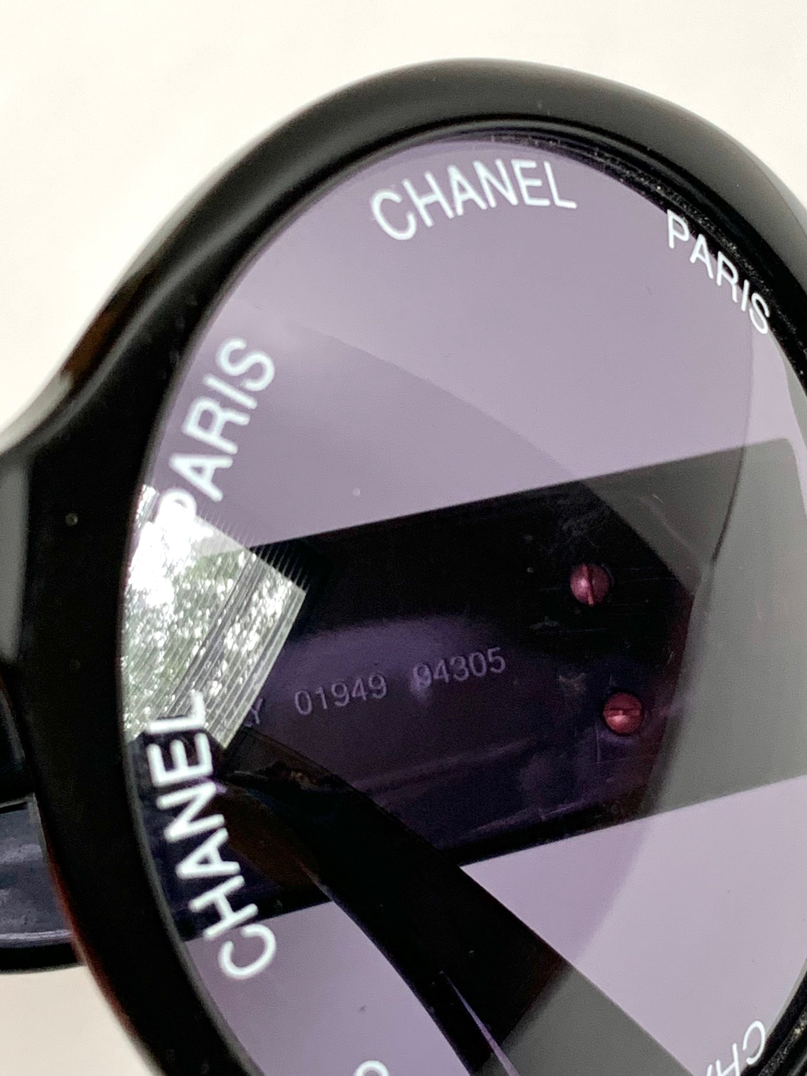 【 VINTAGE CHANEL 】LOGO Design Sunglasses