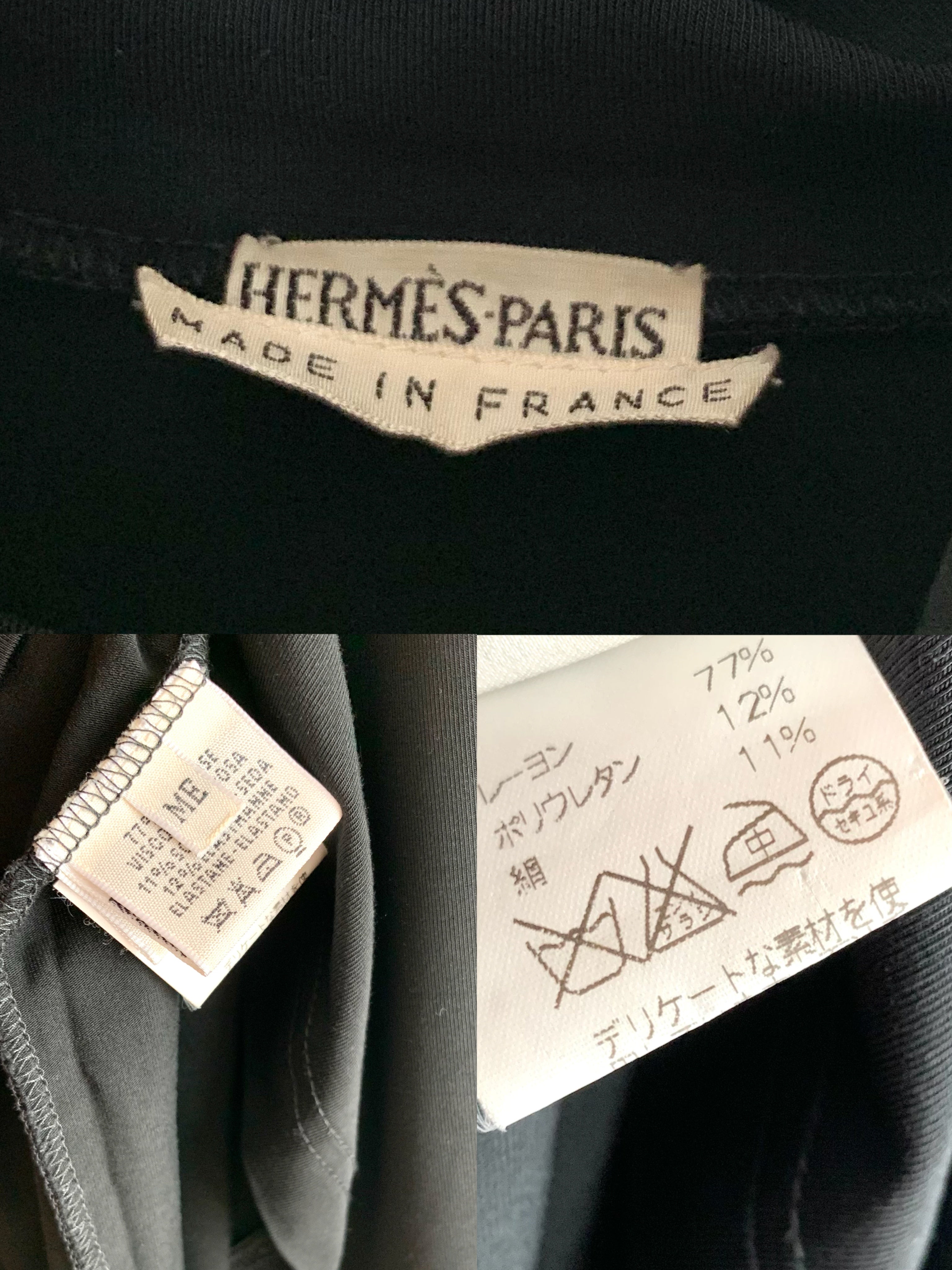 【 HERMES 】 Margiela Design Turtleneck Cut sew