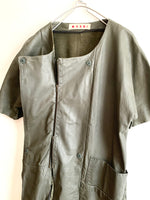 画像をギャラリービューアに読み込む, 【 MARNI 】 Short Sleeve Leather coat
