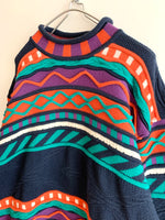 画像をギャラリービューアに読み込む, 【 DEAD STOCK 90s Vintage 】 Roll Neck 3D Knit
