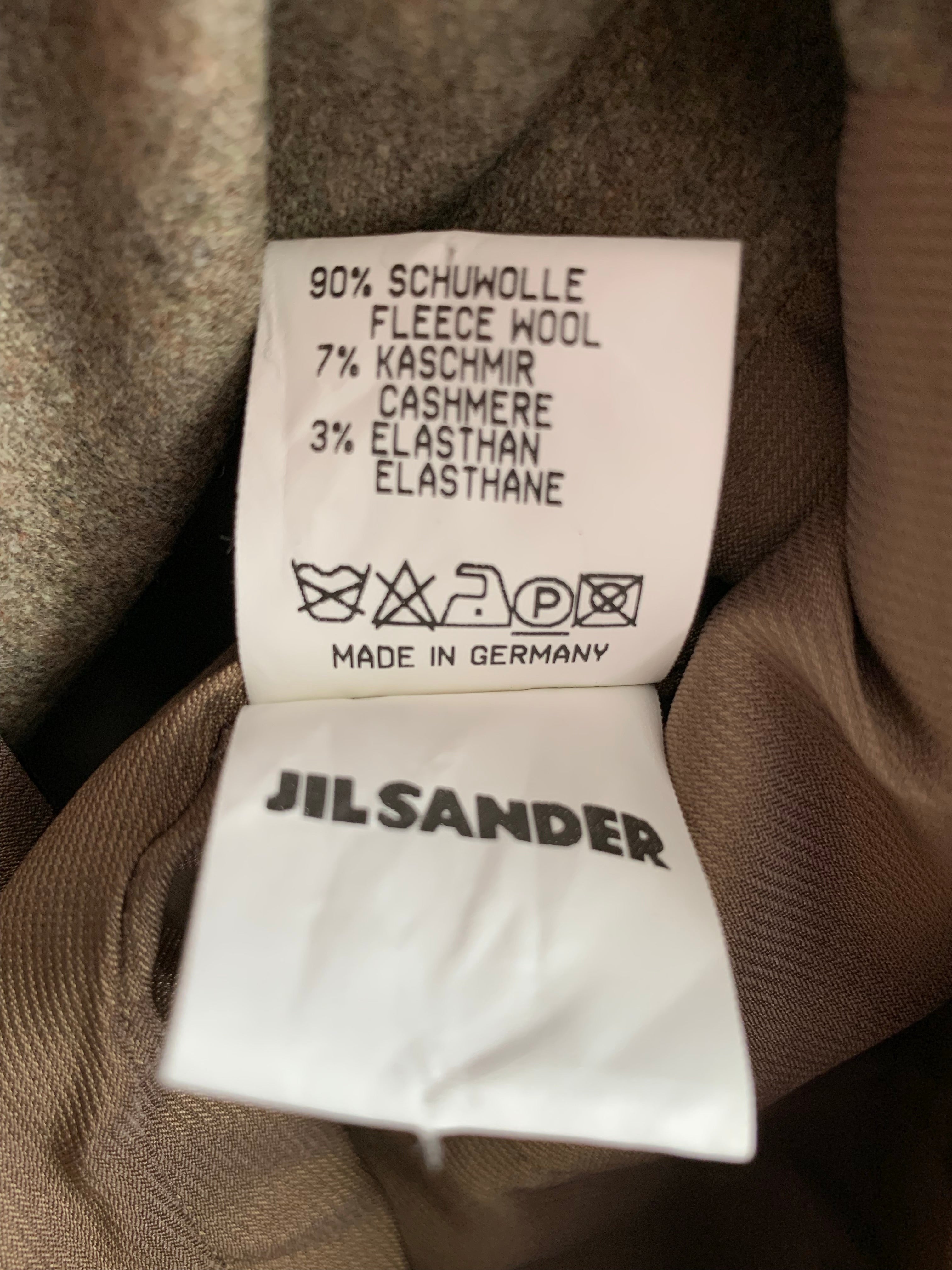 【 JIL SANDER 】 WOOL JACKET