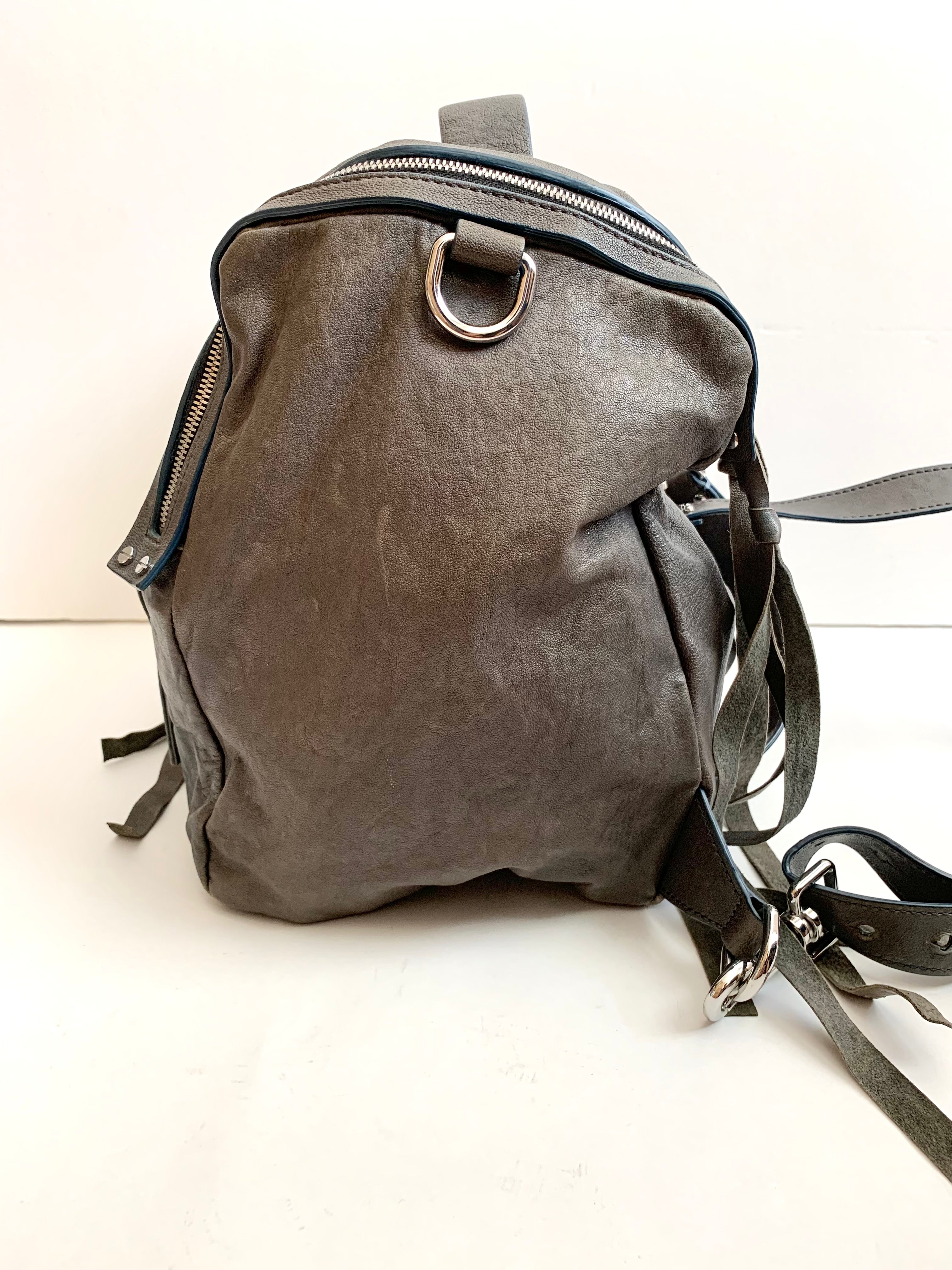 【 McQ ALEXANDER McQEEN 】Leather Back Pak