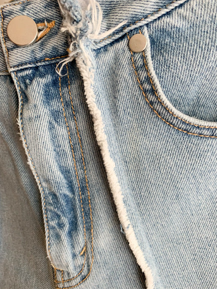 【 rokh 】 Design Denim Pants