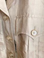 画像をギャラリービューアに読み込む, 【 HERMES マルジェラ期 】 Silk Safari Design Jacket
