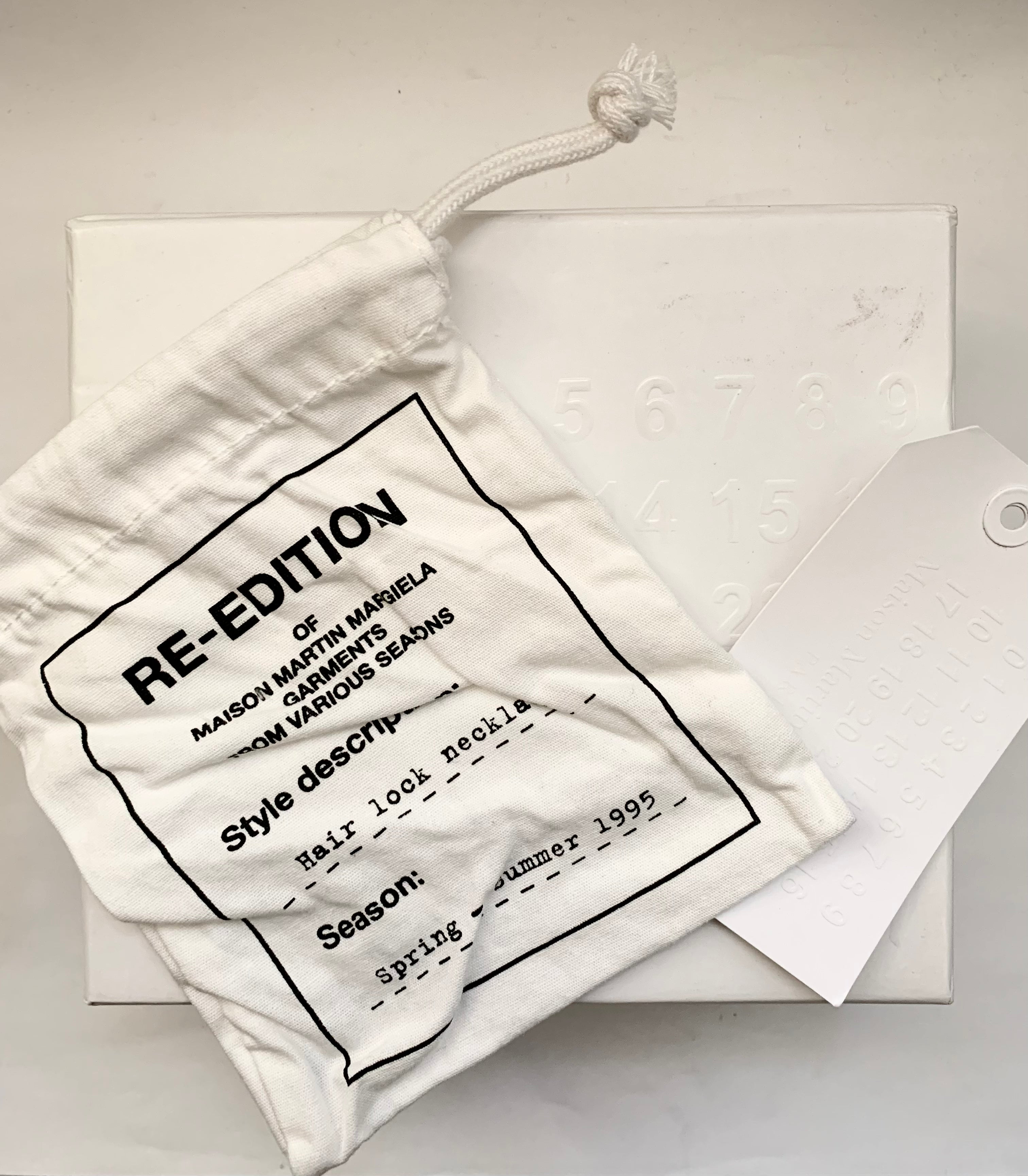 【 Martin Margiela × H&M  】 Hair lock neclace