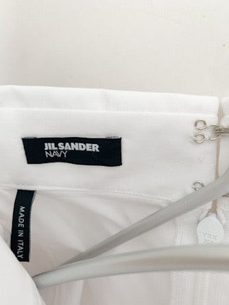 【 JIL SANDER NAVY 】 PULL OVER Short Sleeve Shirts