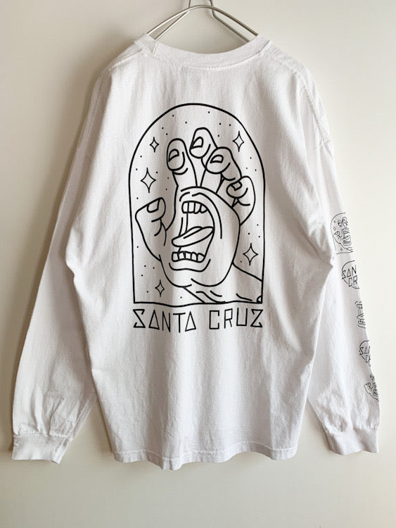 【 90s SANTA CRUZ 】 SCREMING HAND Long Sleeve T-Shirts