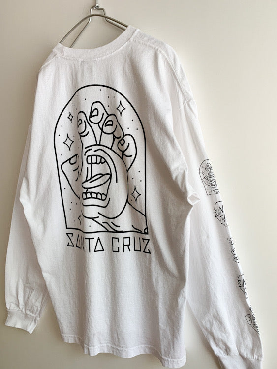 【 90s SANTA CRUZ 】 SCREMING HAND Long Sleeve T-Shirts