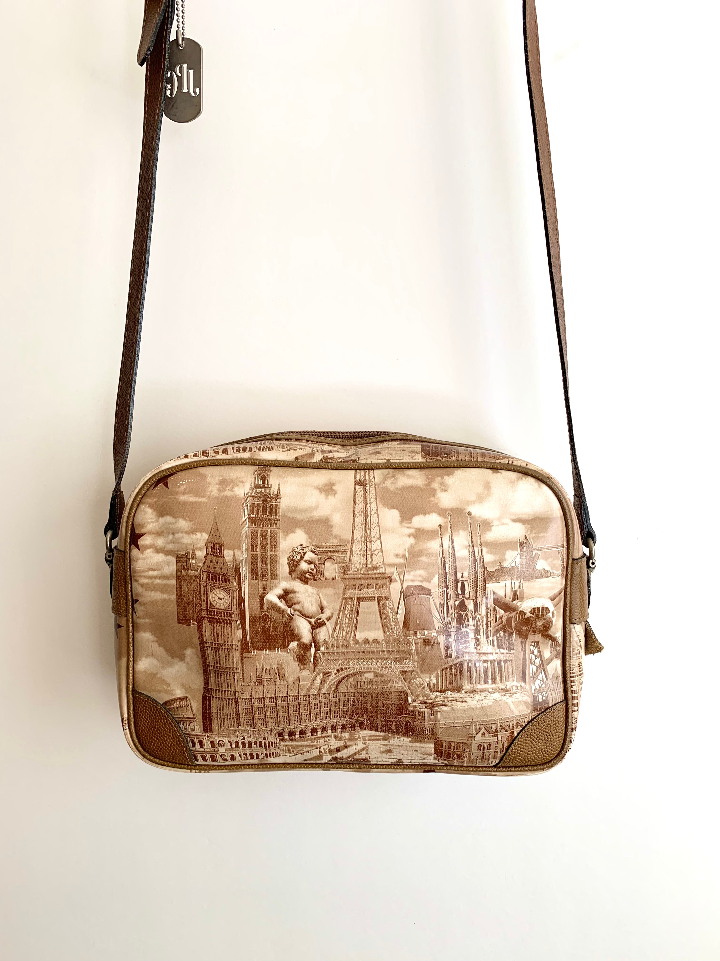 【 Jean Paul Gaultier 】Print Shoulder Bag