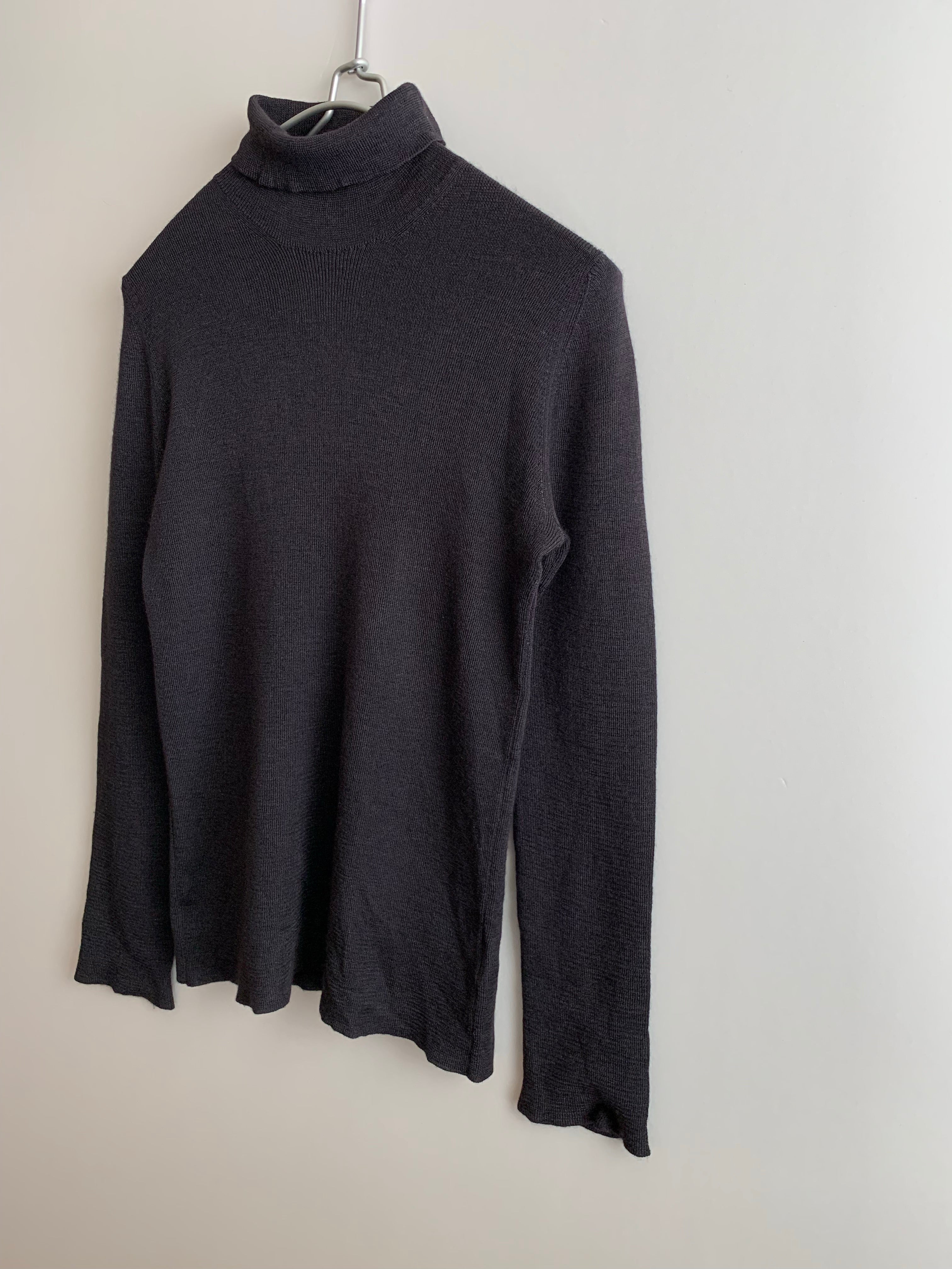 【 JIL SANDER 】CASHMERE SILK TURTLE NECK KNIT