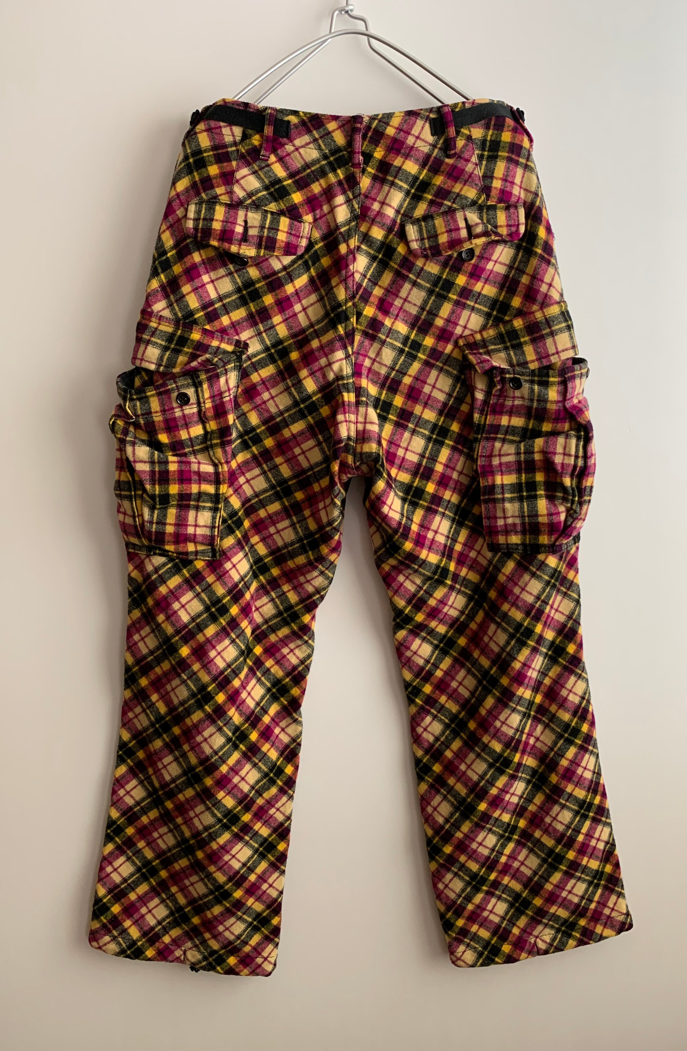 【 tricot COMME des GARCONS 】 CHECK WOOL PANTS