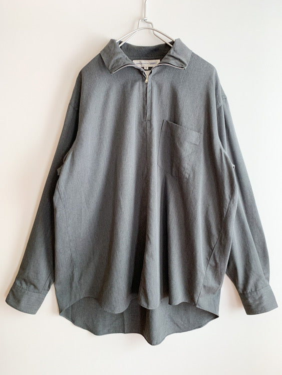 【 COMME des GARCONS SHIRT 】Harf zip pull over shirs