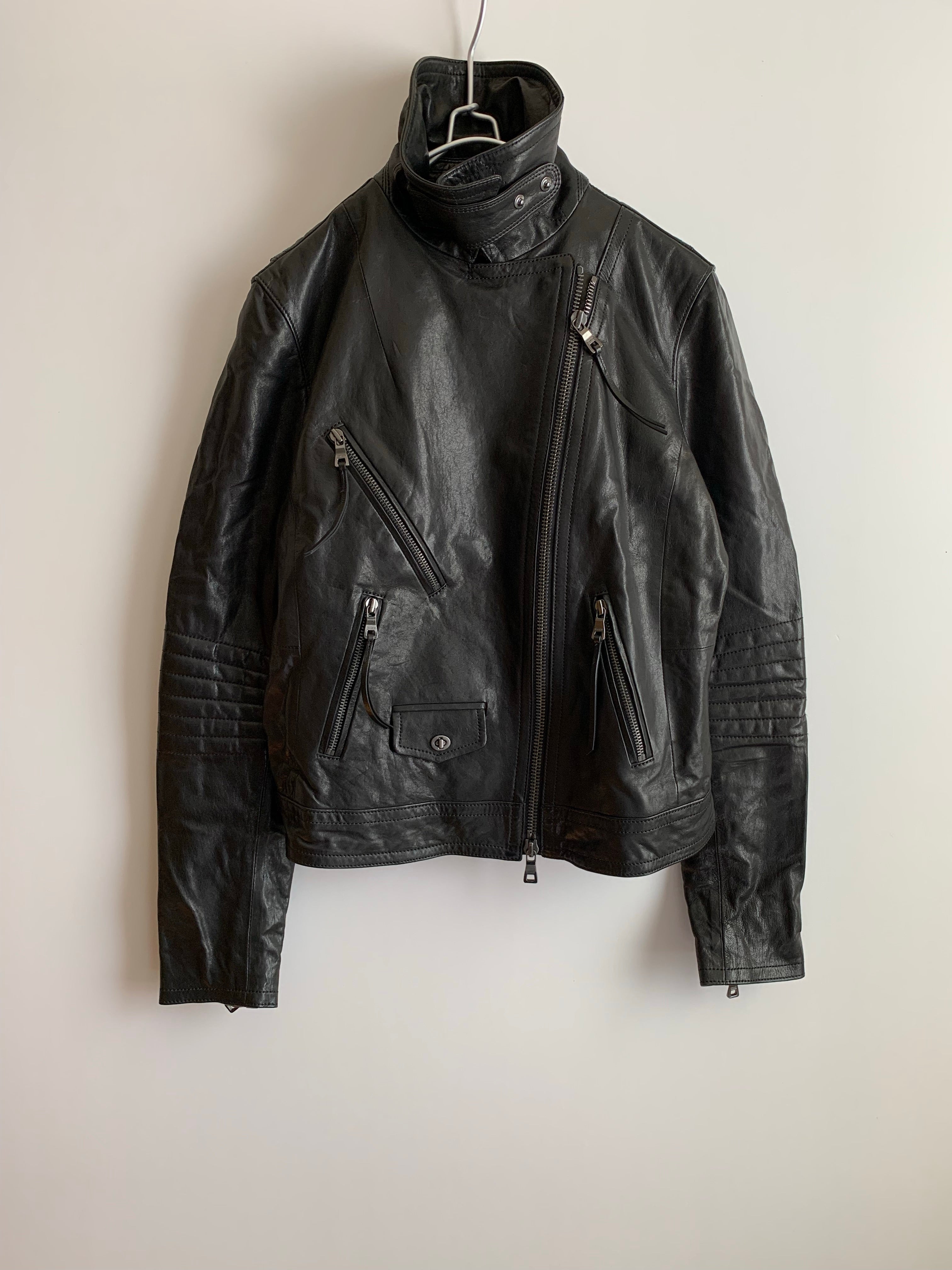【 COACH 】 LEATHER RIDERS JACKET