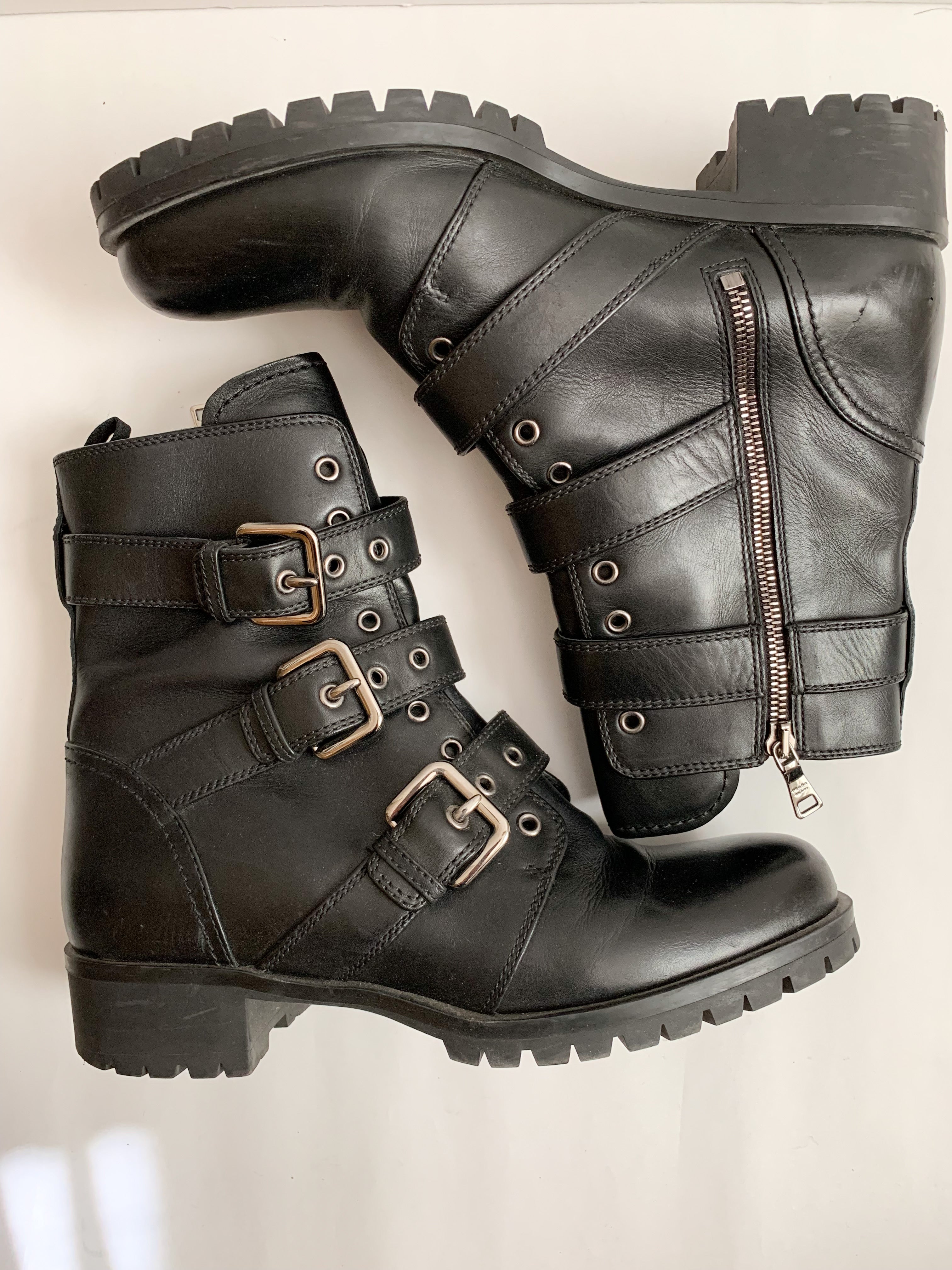 【 PRADA 】BELT BOOTS