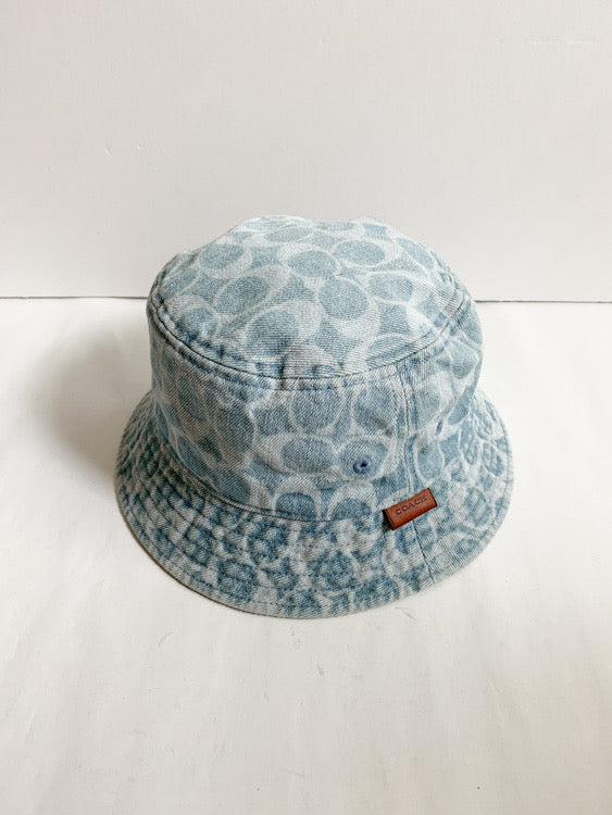 【 COACH 】 DENIM BUCKET HAT