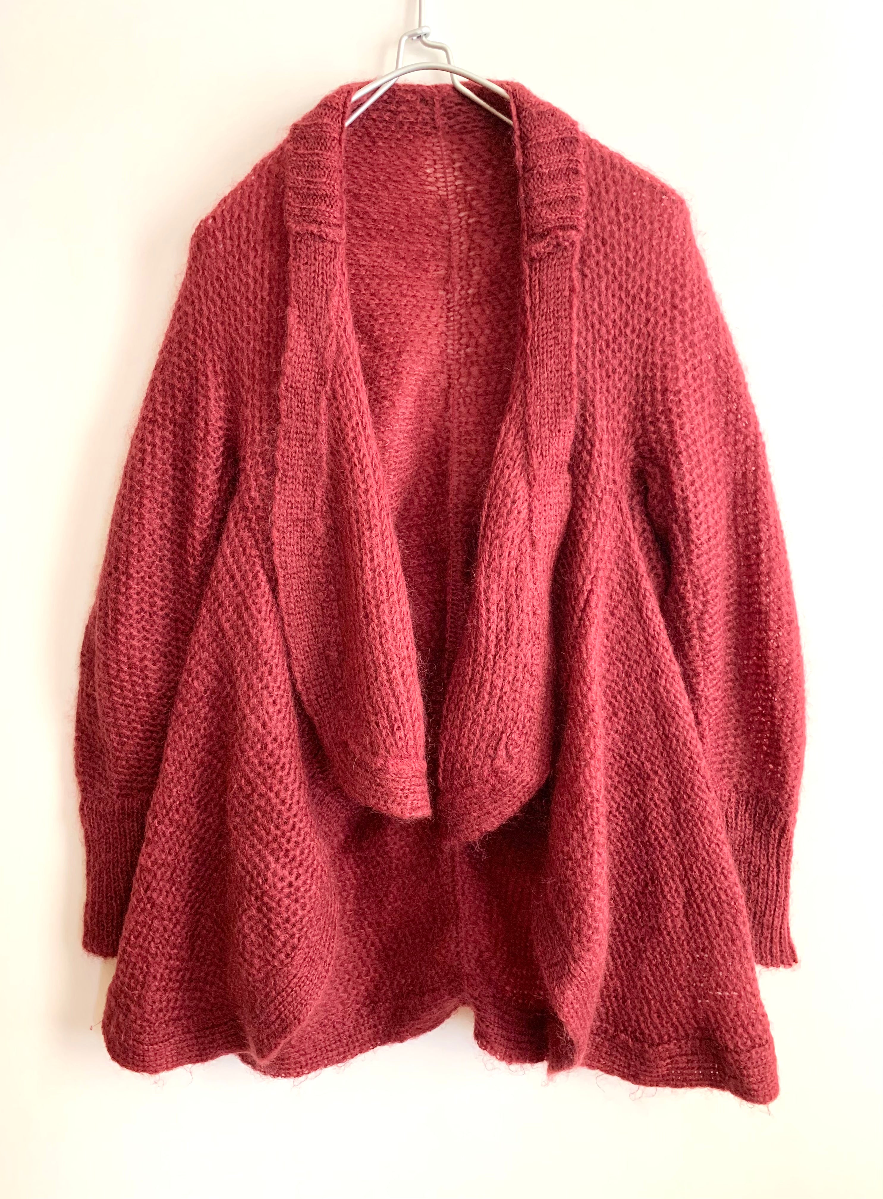 【 Y's yohji yamamoto 】 mohair knit cardigan
