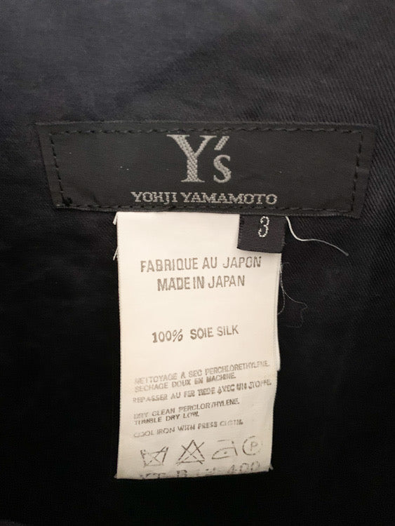 【 Y's yohji yamamoto 】 Silk pullover Shirts