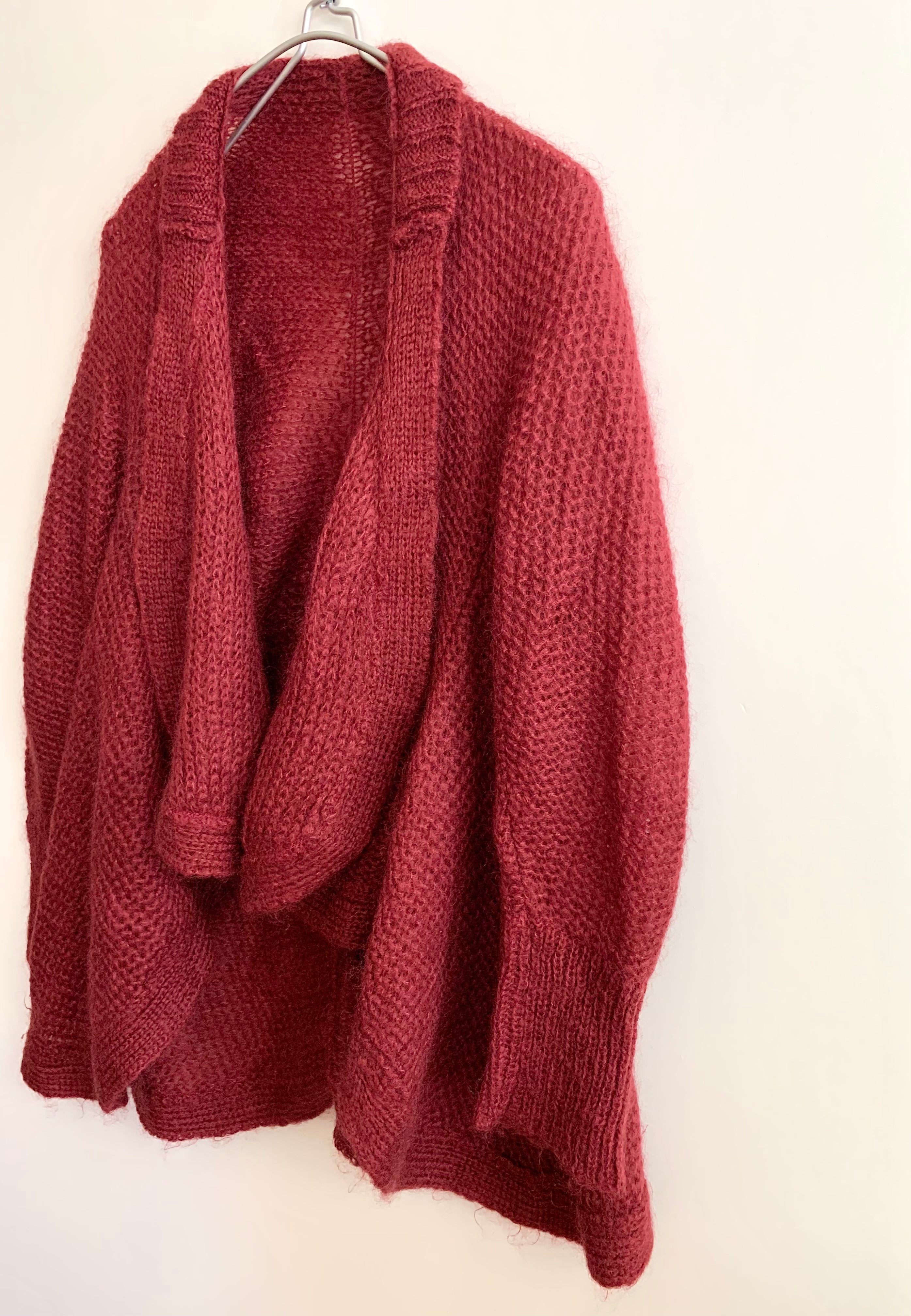 【 Y's yohji yamamoto 】 mohair knit cardigan