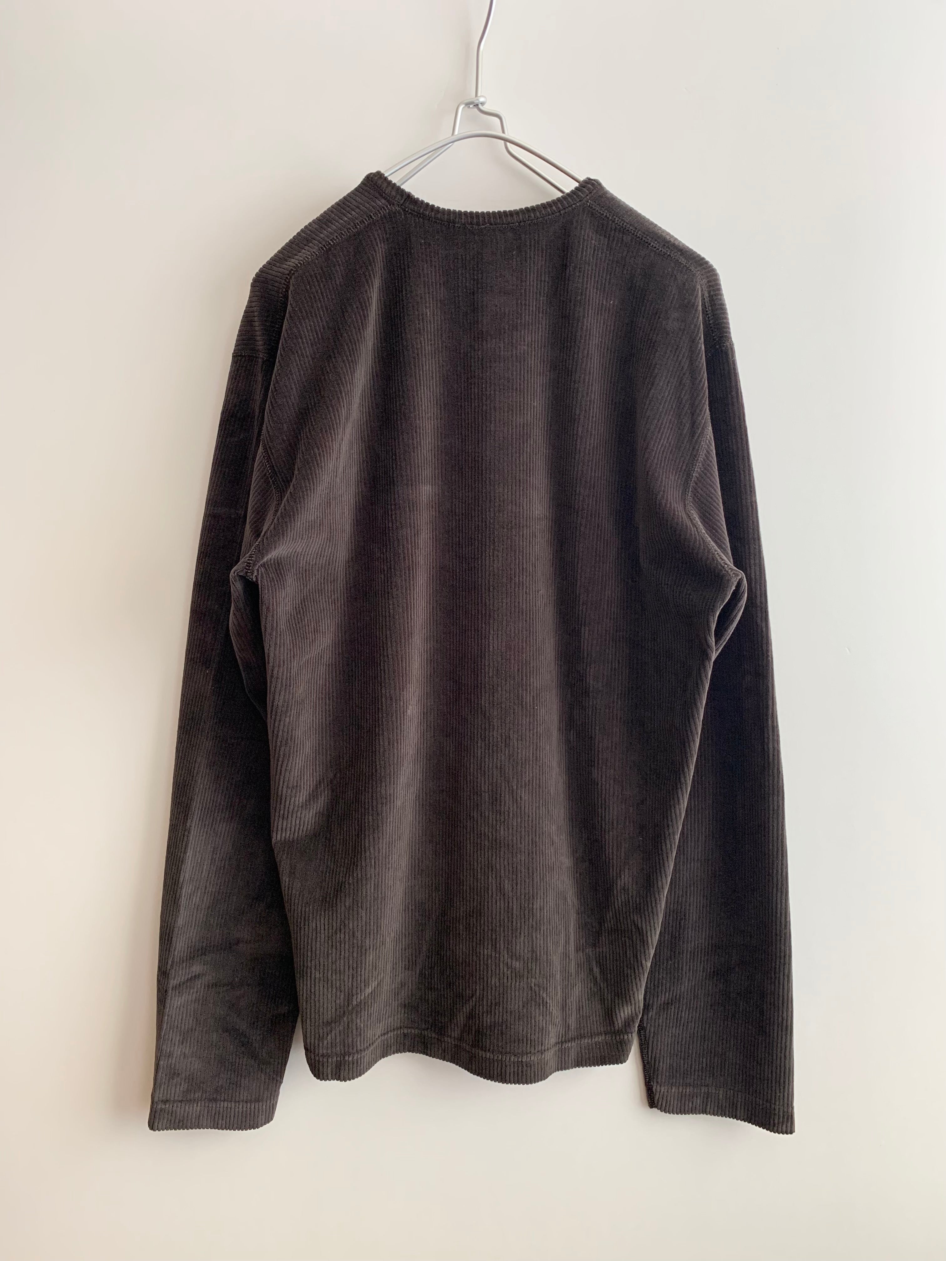 【 GUCCI 】CORDUROY CUT SEW LONG TEE