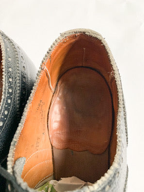 【 80s SANDERS 】British Army Wing chip Shoes