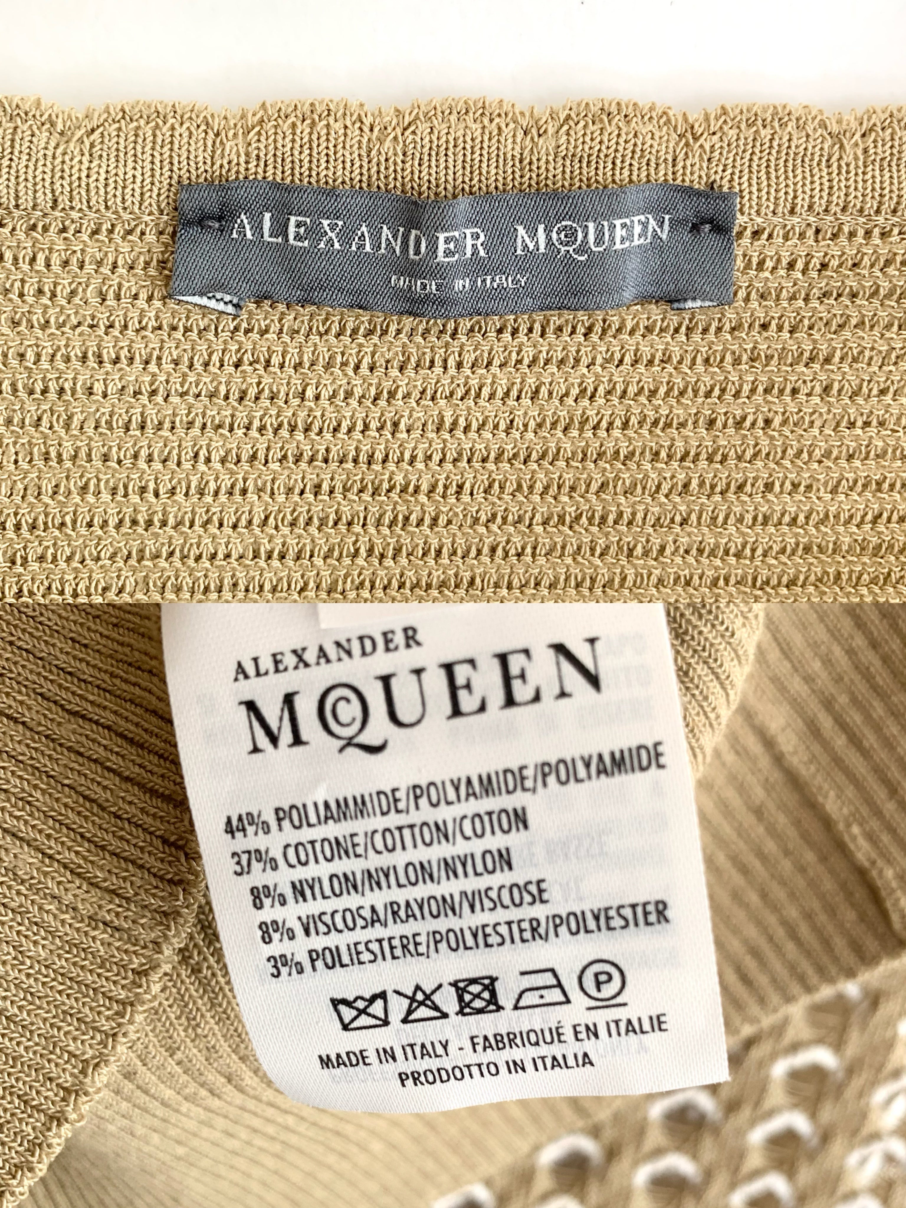 【 ALEXANDER McCEEN 】Cotton Knit Cardigan