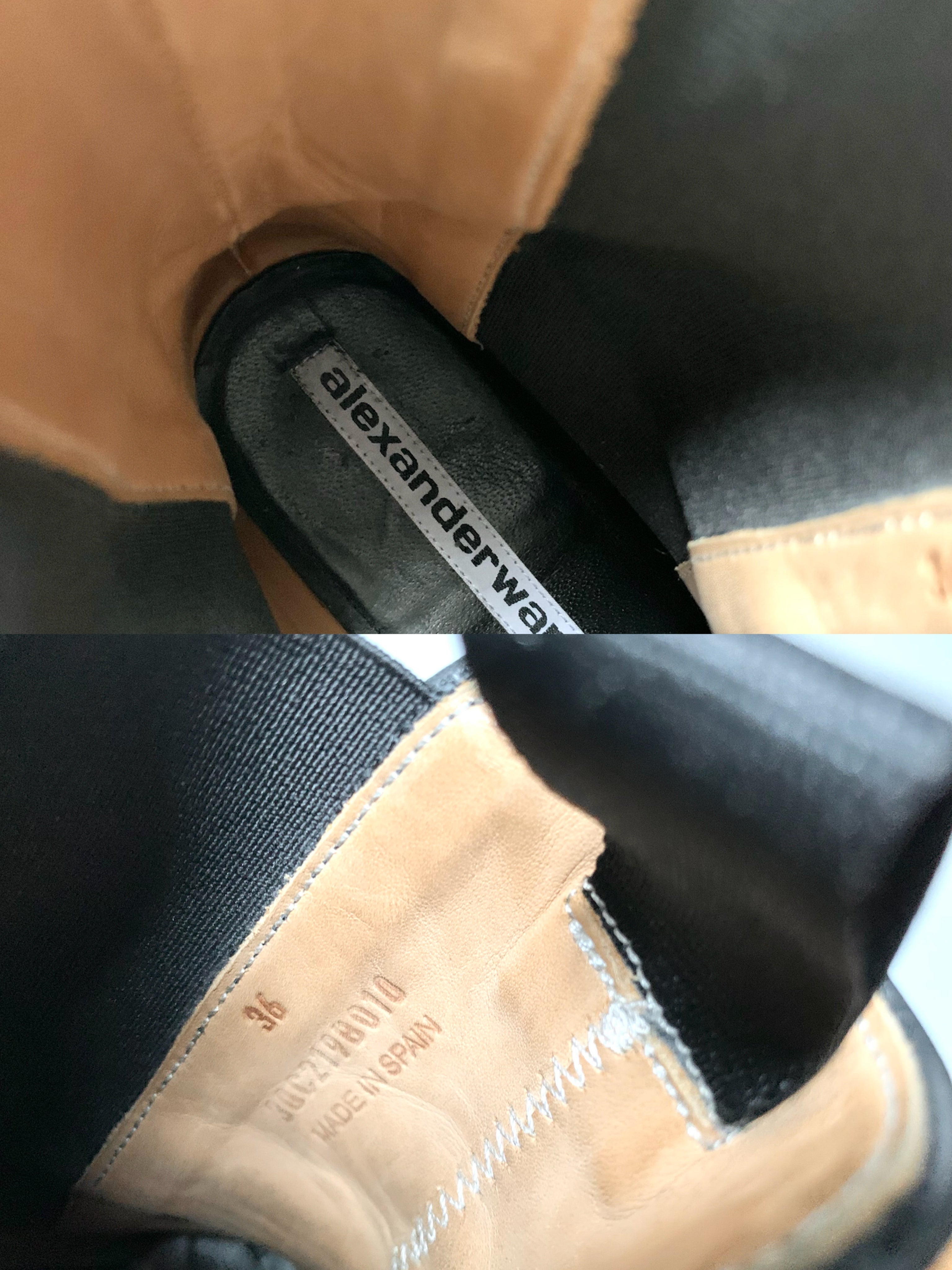 【 ALEXANDER WANG 】"ANDY" Side gora Design Boots