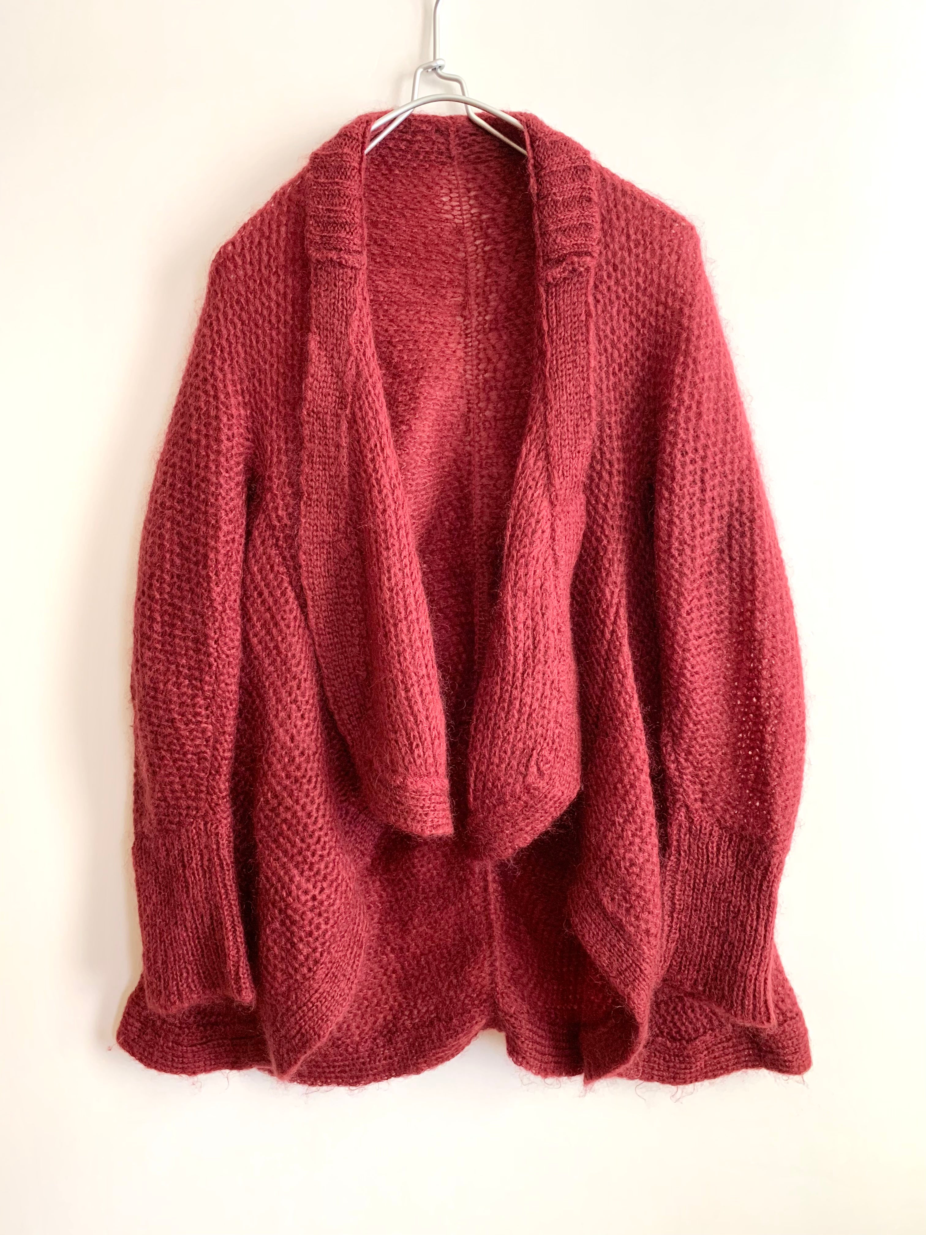 【 Y's yohji yamamoto 】 mohair knit cardigan