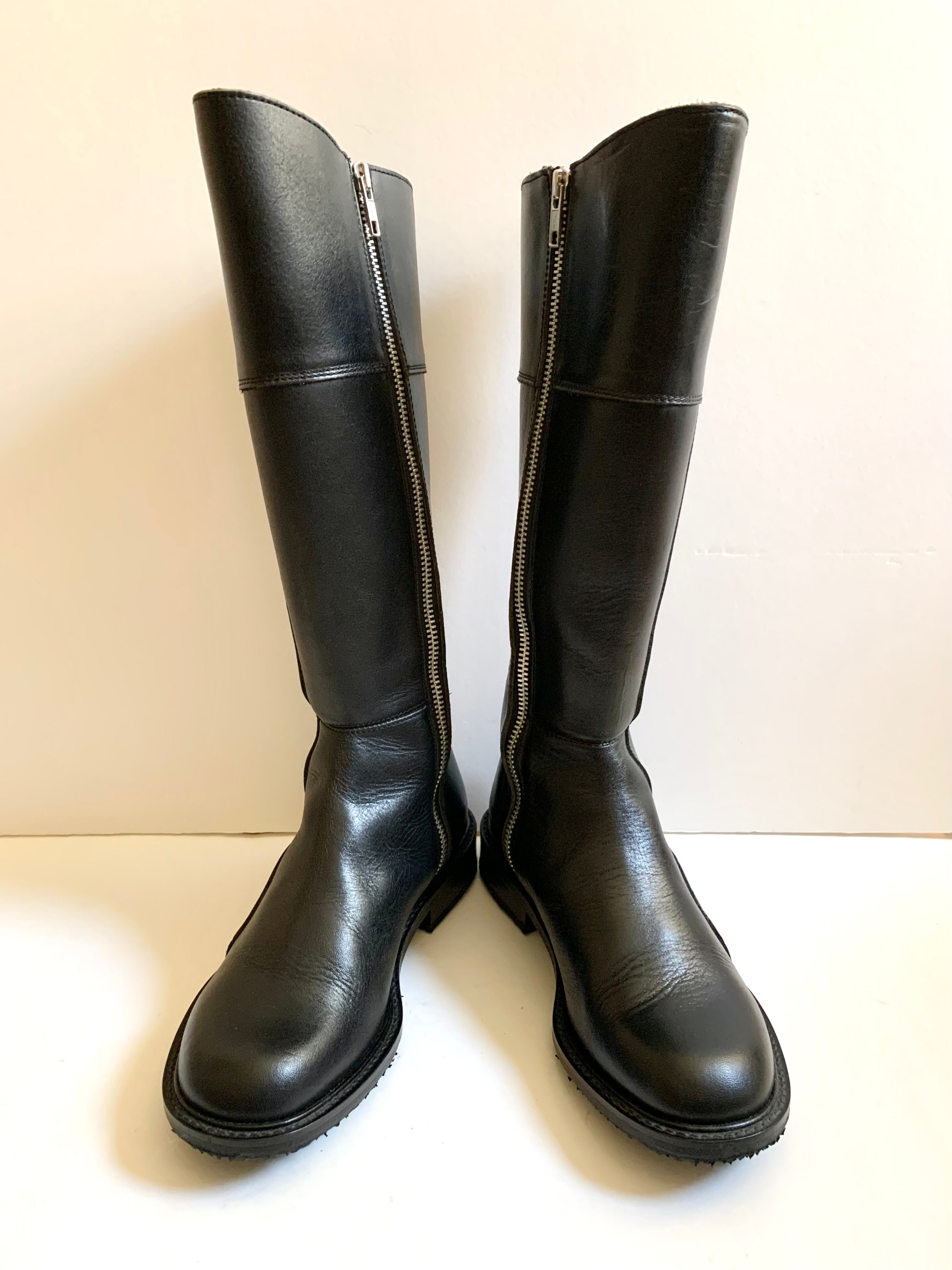 【 Y's yohji  yamamoto 】Side zip Long Boots