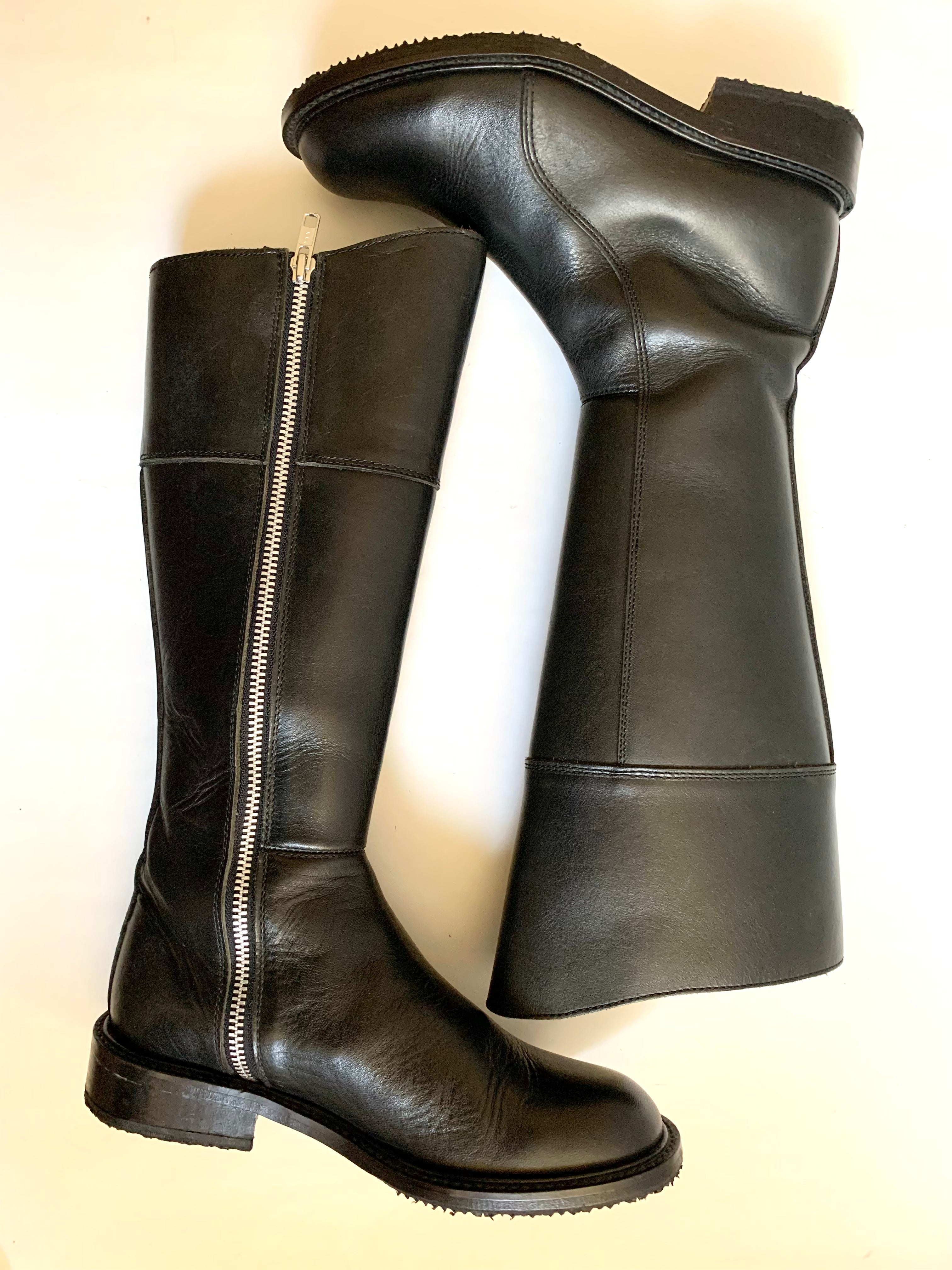 【 Y's yohji  yamamoto 】Side zip Long Boots