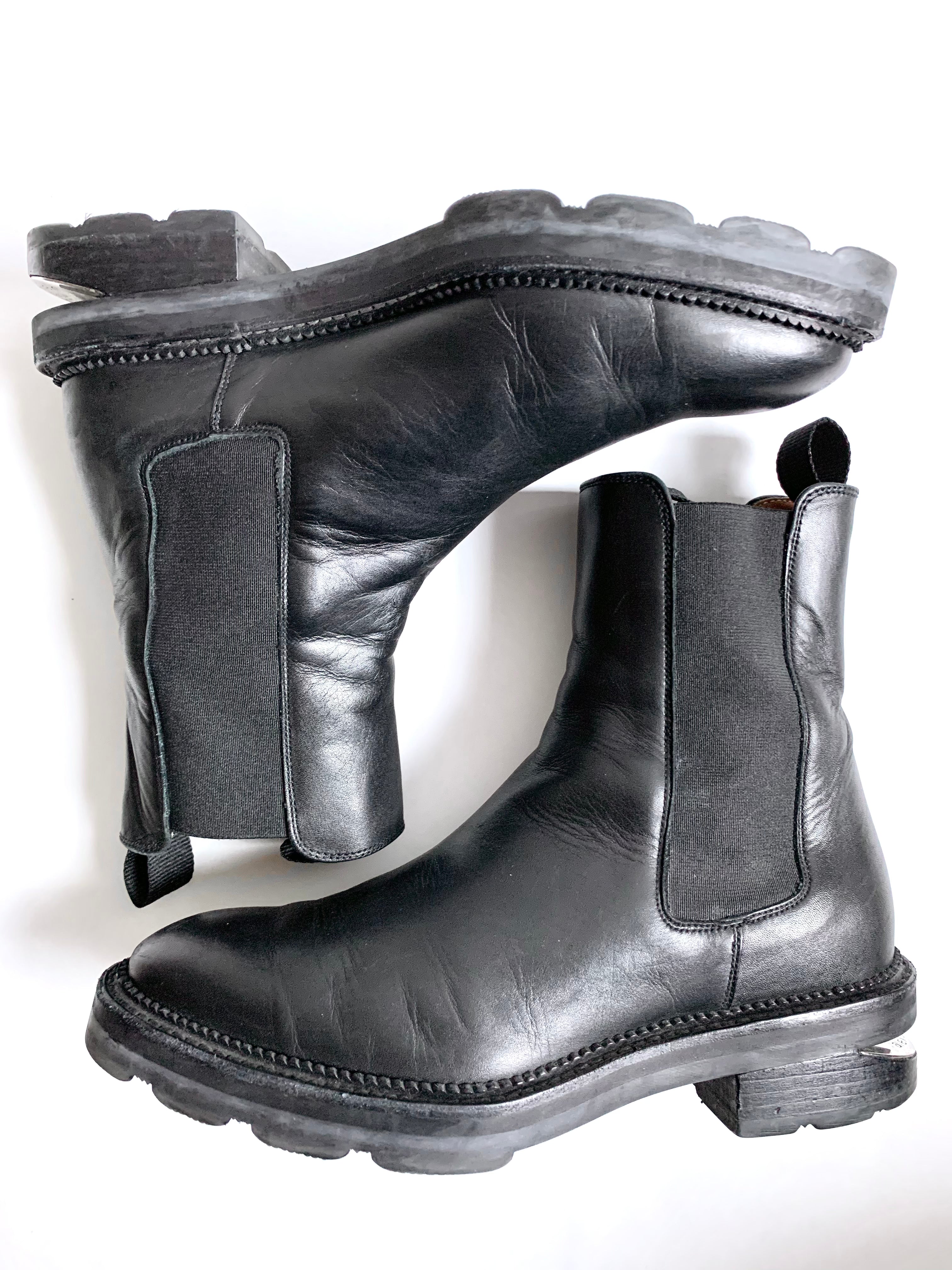 【 ALEXANDER WANG 】"ANDY" Side gora Design Boots