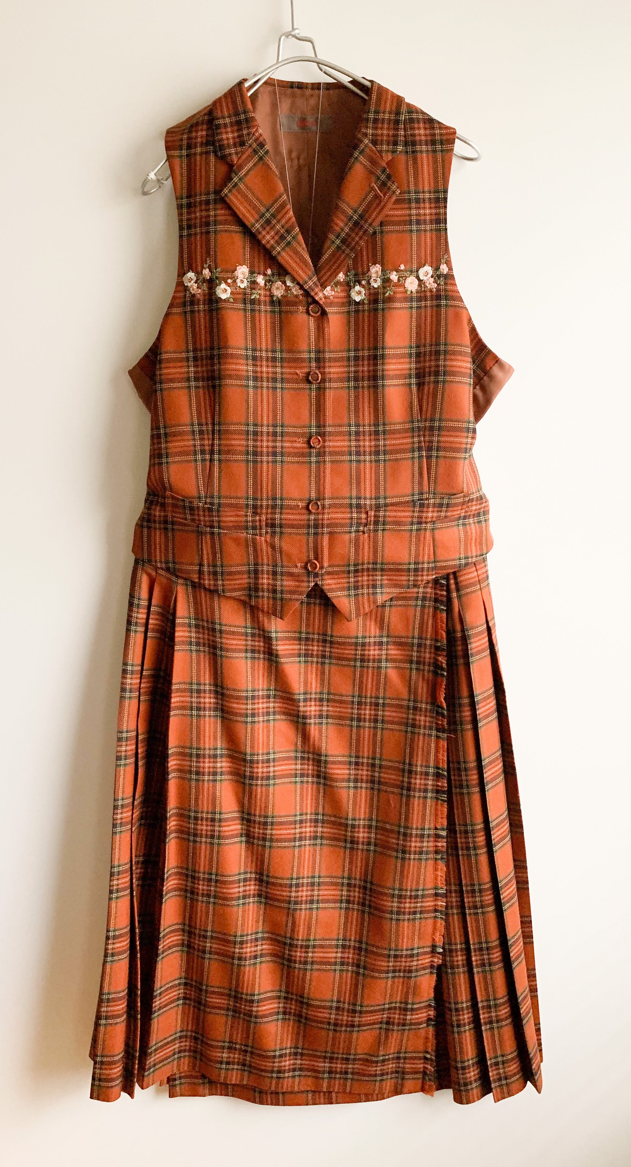 【 PINK HOUSE  】 Check Set up